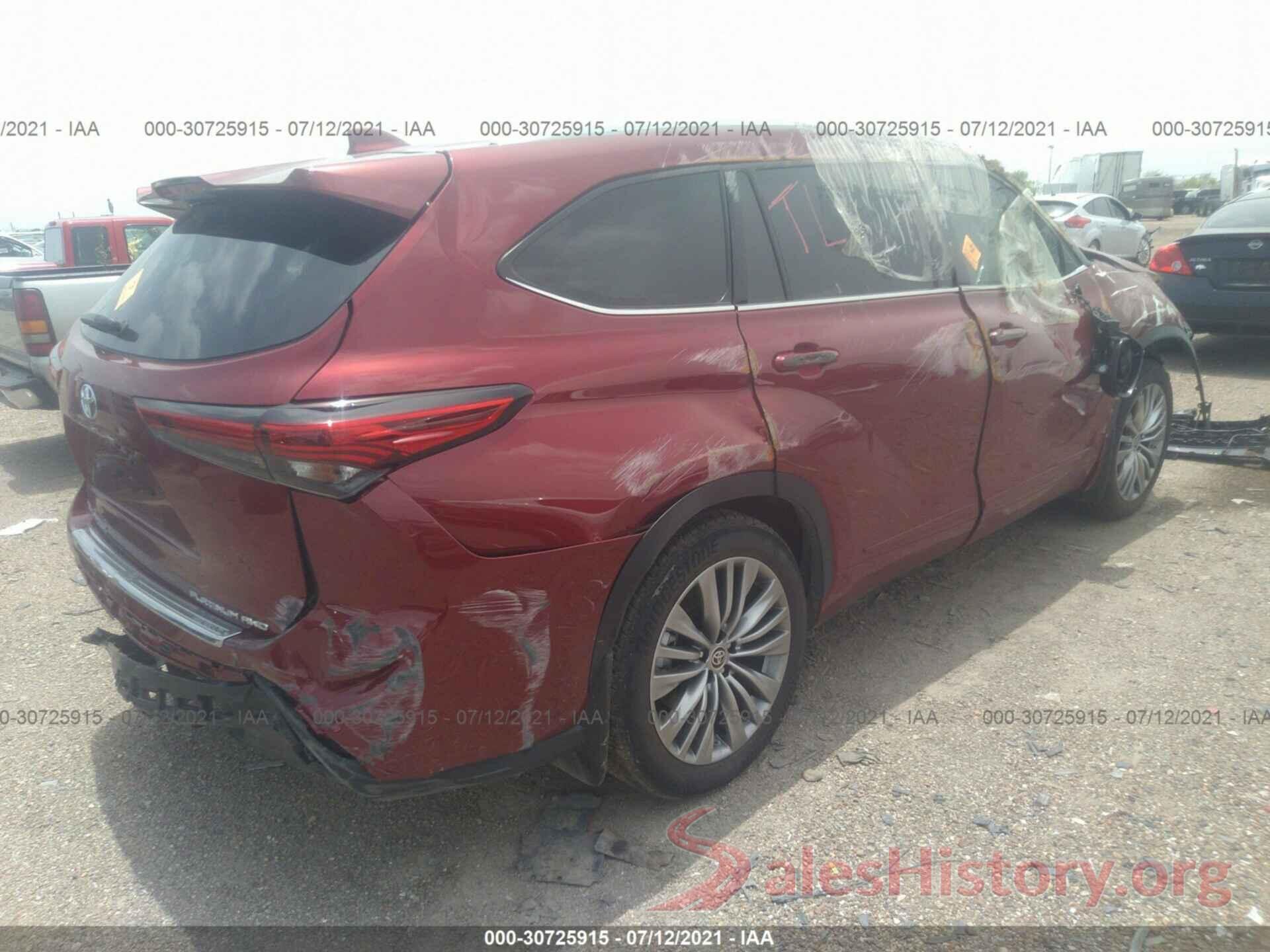 5TDFZRBH9MS110698 2021 TOYOTA HIGHLANDER