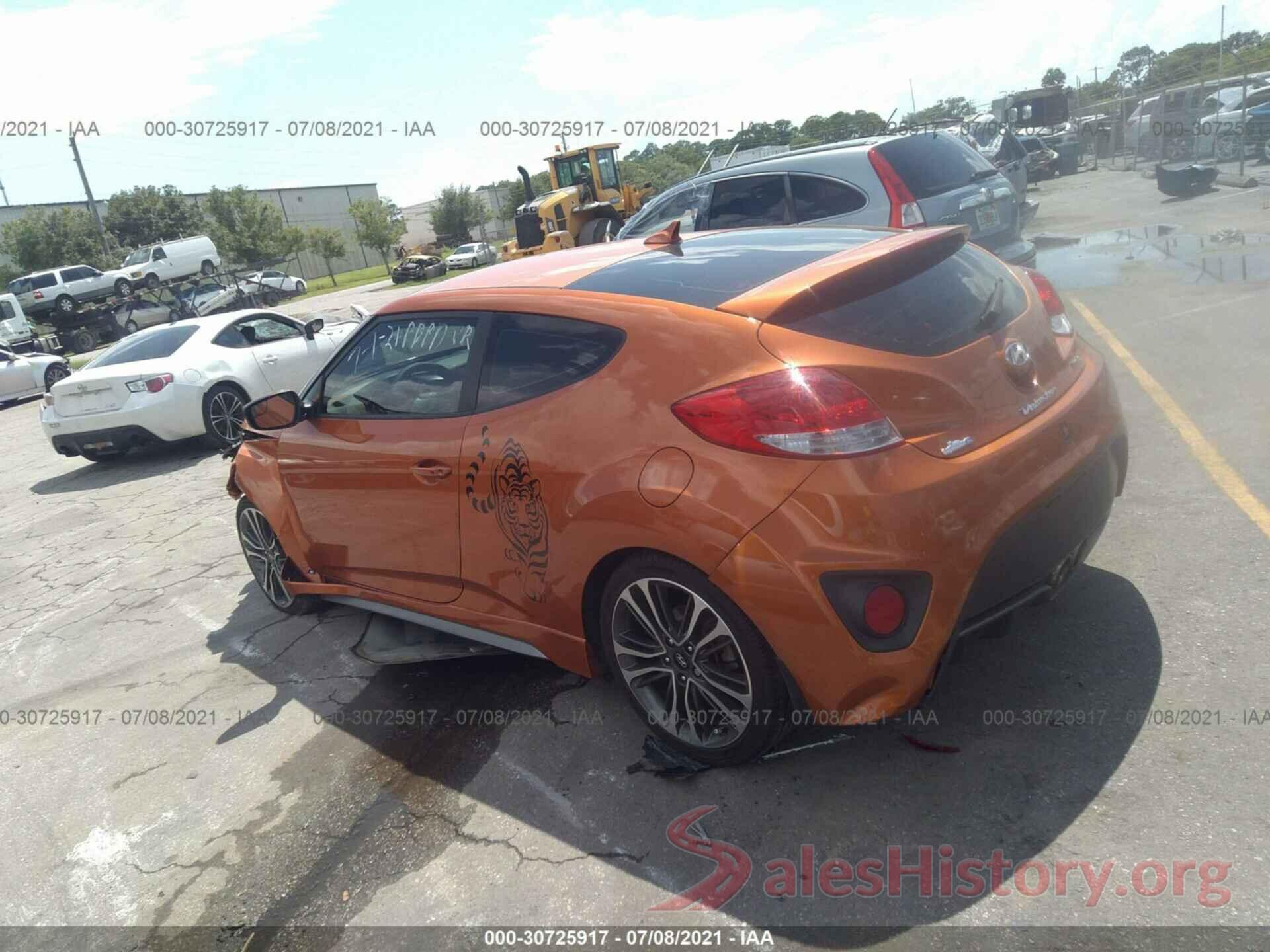 KMHTC6AE5GU289618 2016 HYUNDAI VELOSTER