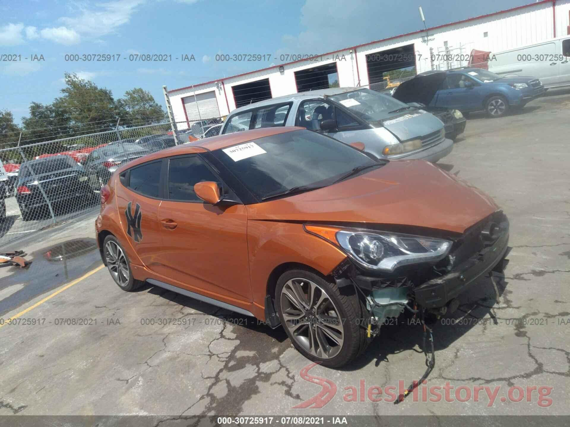 KMHTC6AE5GU289618 2016 HYUNDAI VELOSTER