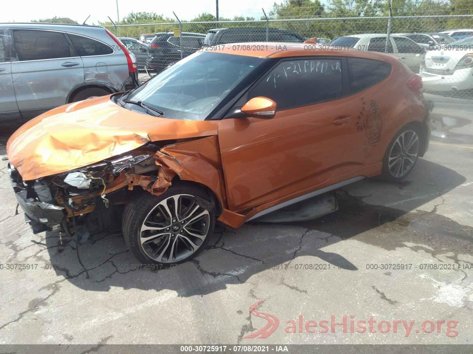 KMHTC6AE5GU289618 2016 HYUNDAI VELOSTER