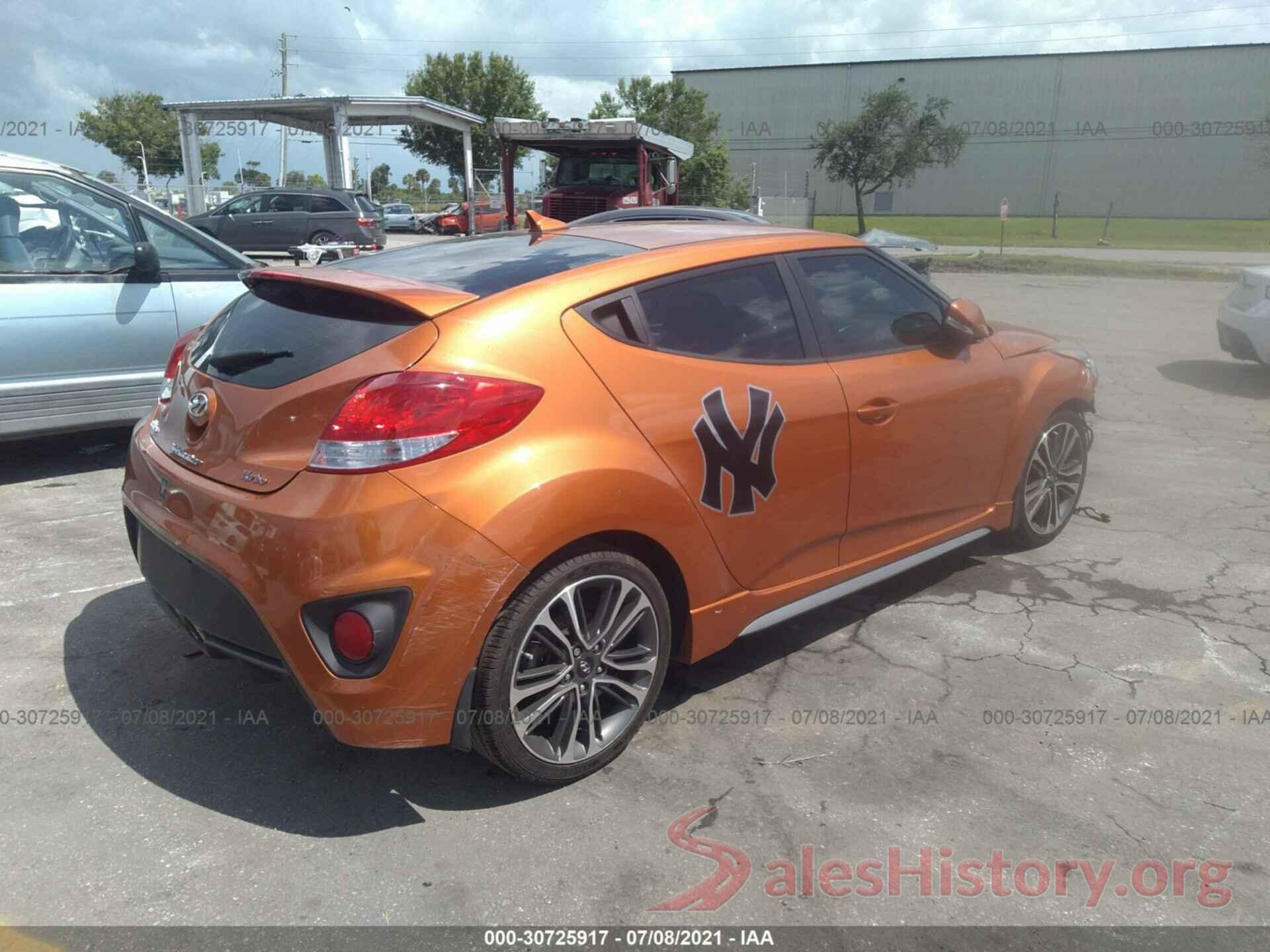 KMHTC6AE5GU289618 2016 HYUNDAI VELOSTER