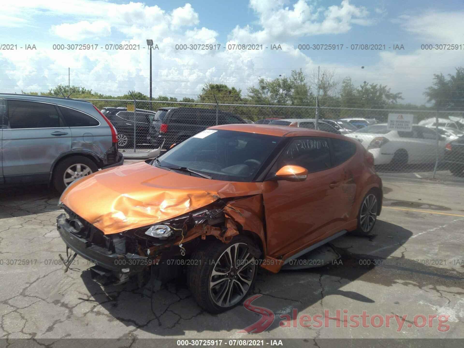 KMHTC6AE5GU289618 2016 HYUNDAI VELOSTER