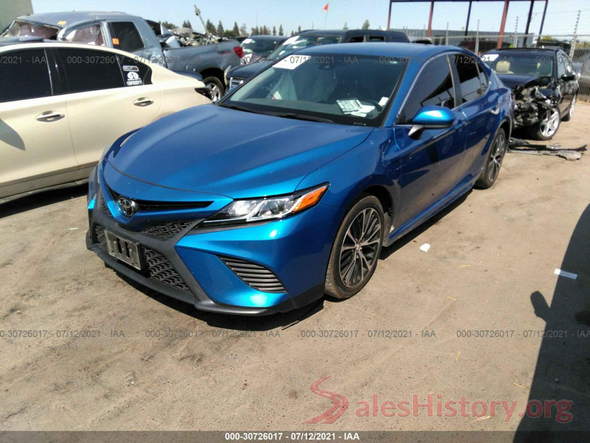 4T1B11HK2KU203741 2019 TOYOTA CAMRY