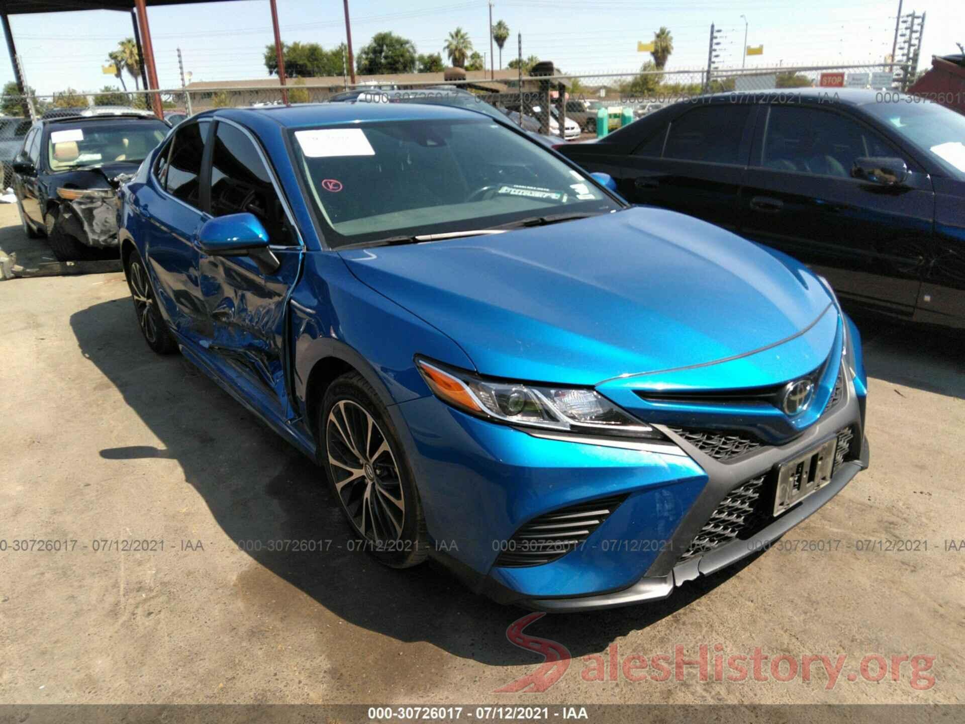 4T1B11HK2KU203741 2019 TOYOTA CAMRY