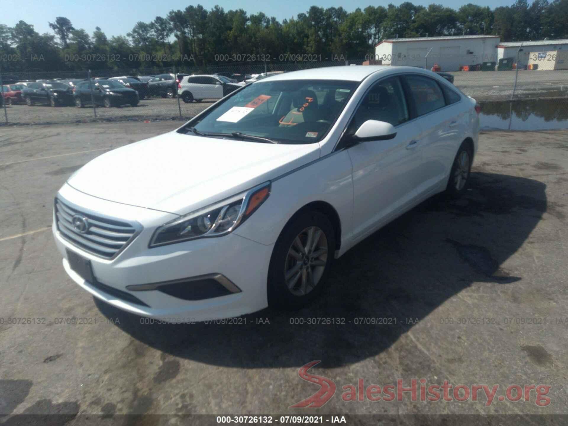 5NPE24AFXGH412501 2016 HYUNDAI SONATA