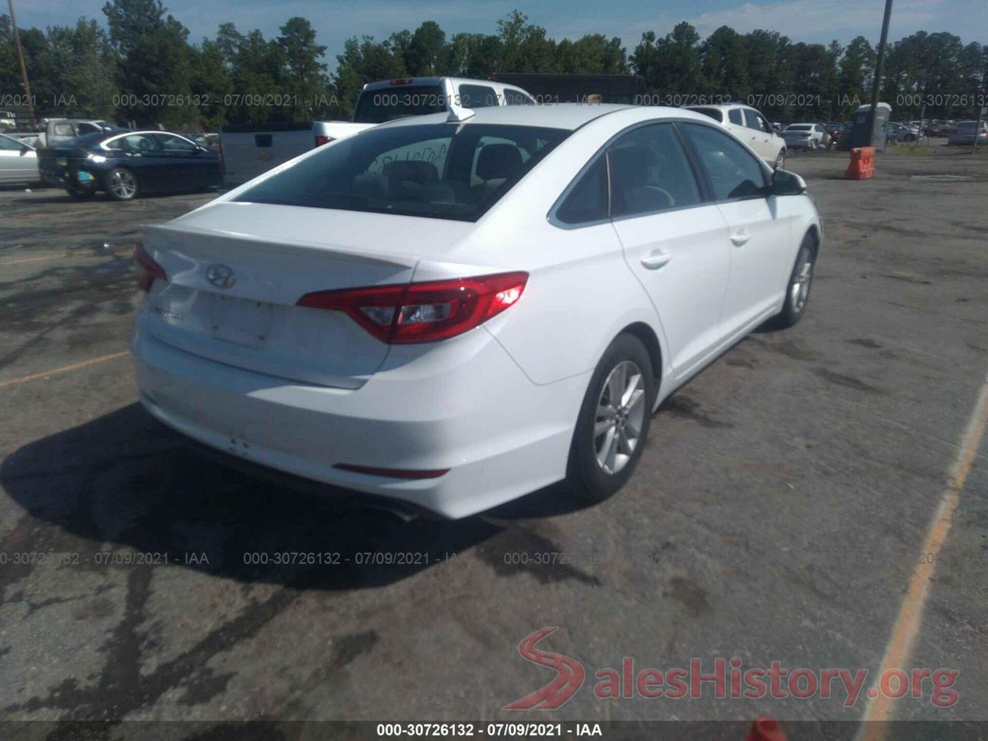 5NPE24AFXGH412501 2016 HYUNDAI SONATA