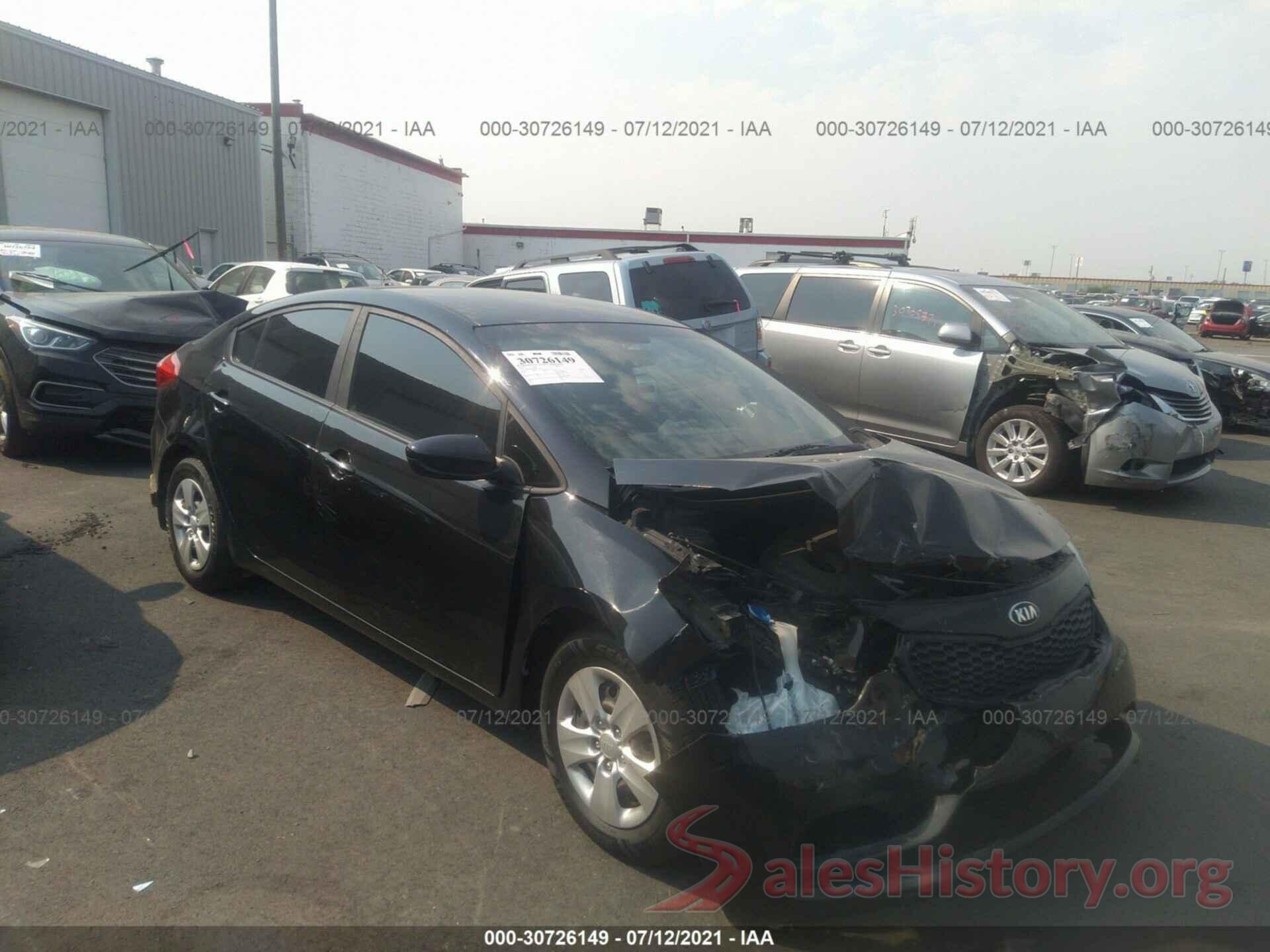 KNAFK4A66G5579228 2016 KIA FORTE