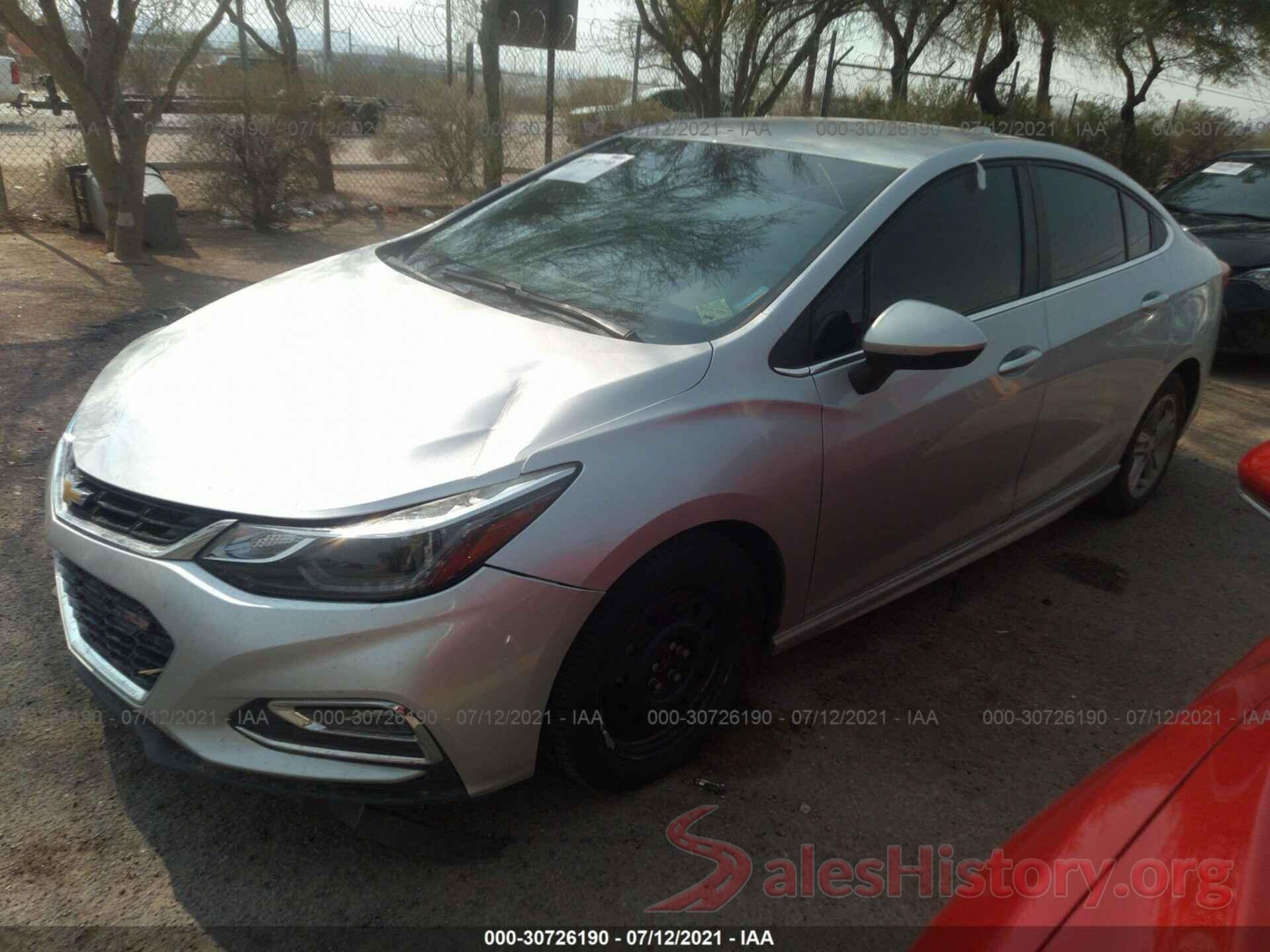 1G1BE5SMXJ7237507 2018 CHEVROLET CRUZE