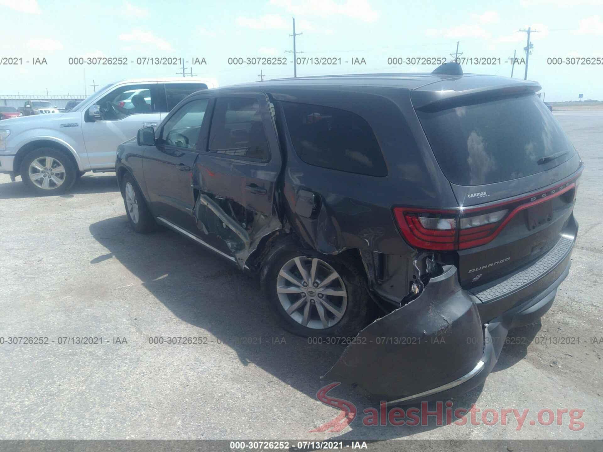 1C4RDJAG6KC573192 2019 DODGE DURANGO