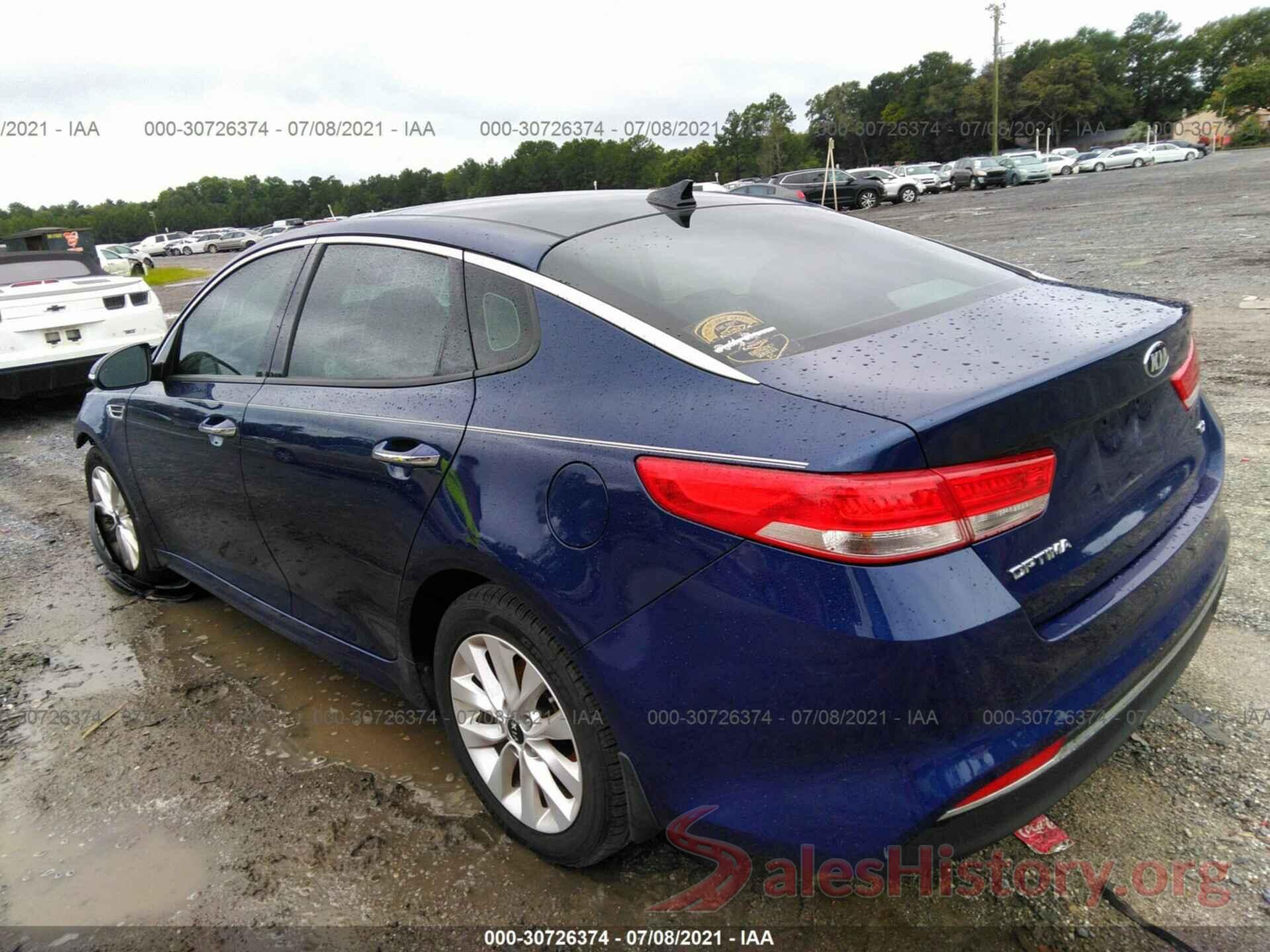 5XXGU4L3XGG013945 2016 KIA OPTIMA