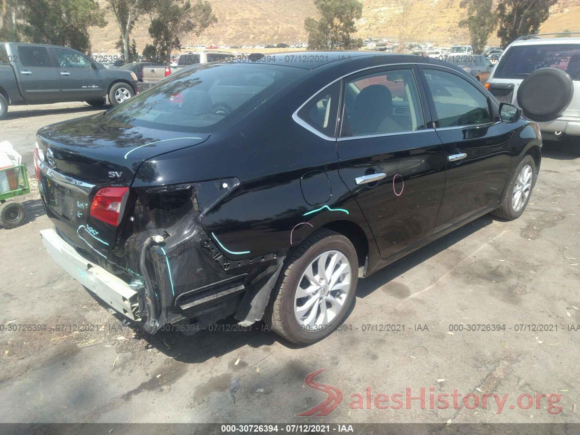 3N1AB7AP0KL625252 2019 NISSAN SENTRA