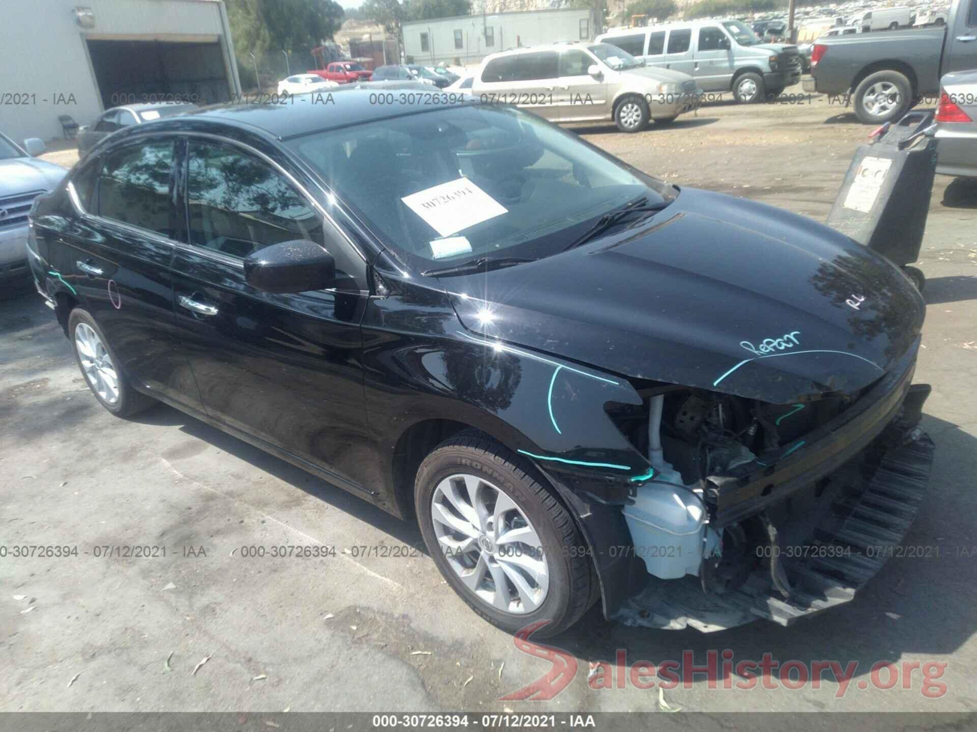 3N1AB7AP0KL625252 2019 NISSAN SENTRA