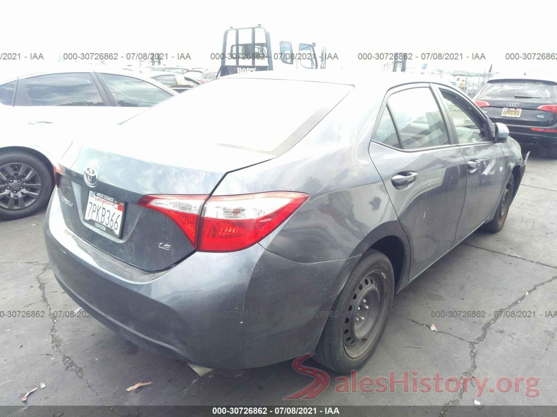 5YFBURHE3GP425780 2016 TOYOTA COROLLA