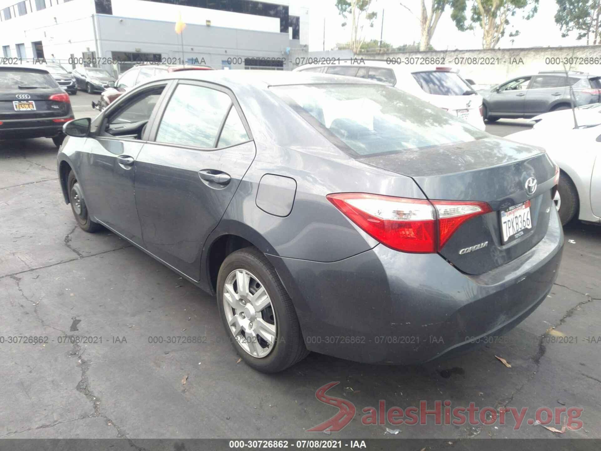 5YFBURHE3GP425780 2016 TOYOTA COROLLA