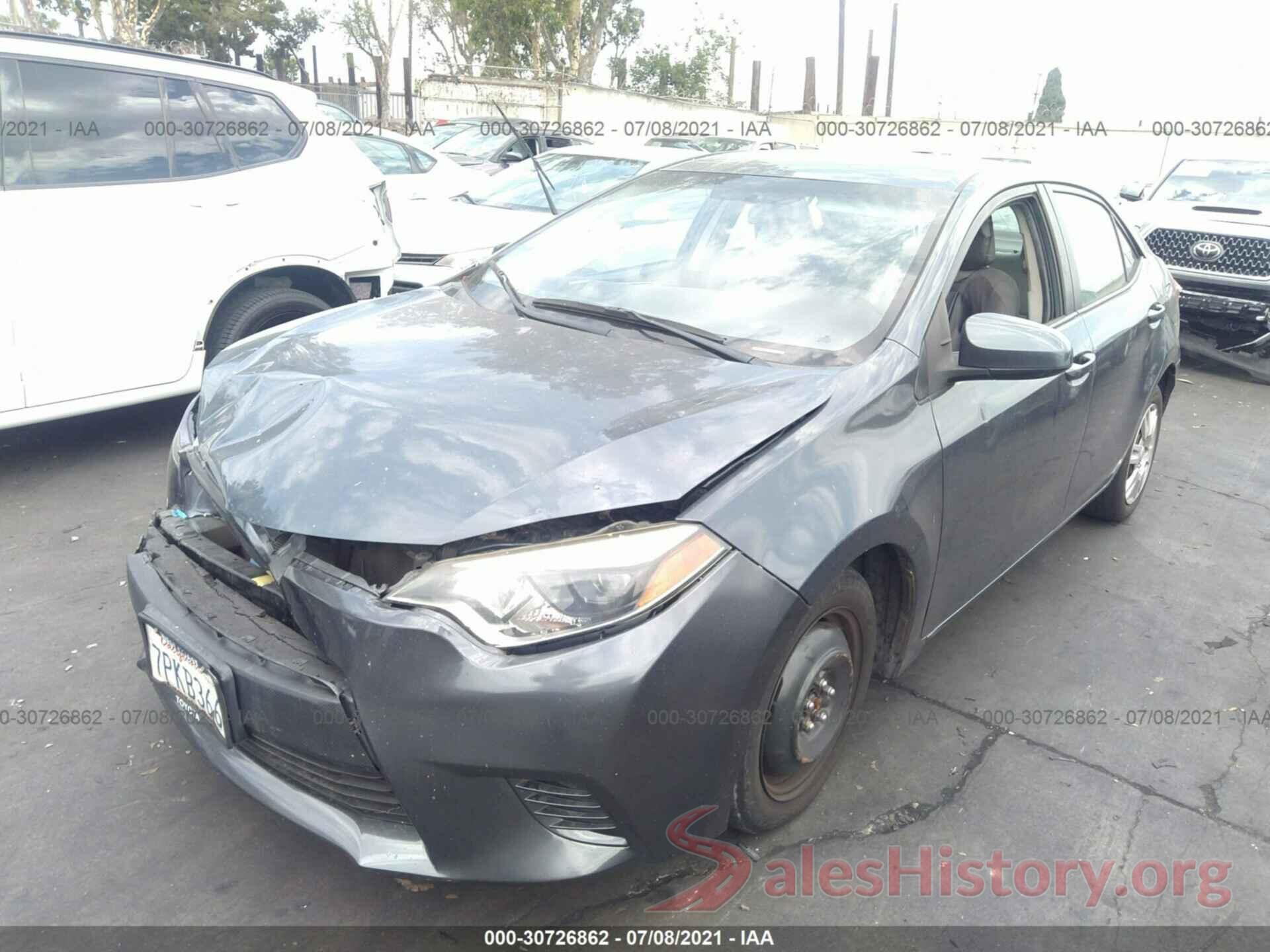 5YFBURHE3GP425780 2016 TOYOTA COROLLA