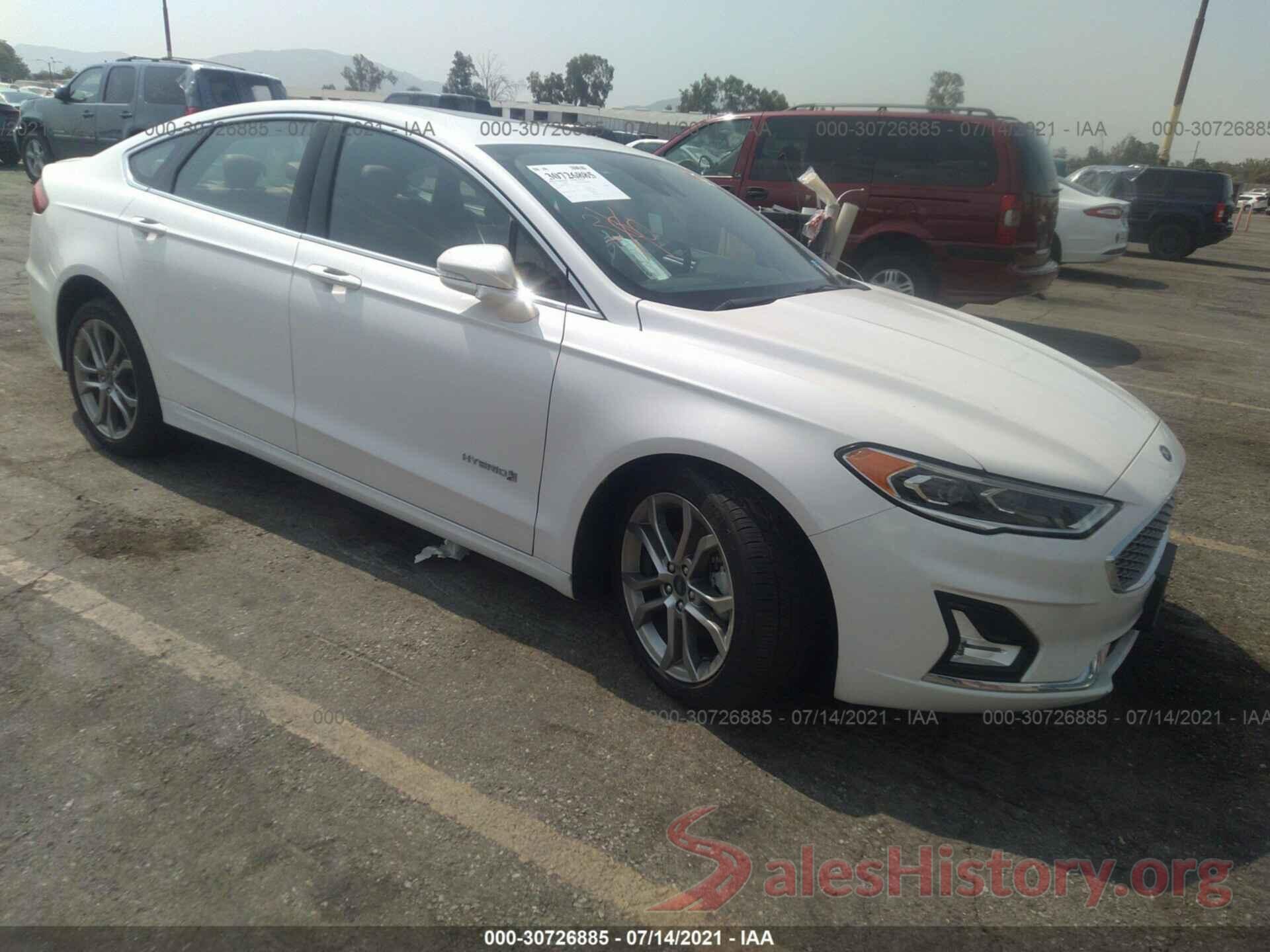 3FA6P0RU3KR175525 2019 FORD FUSION HYBRID