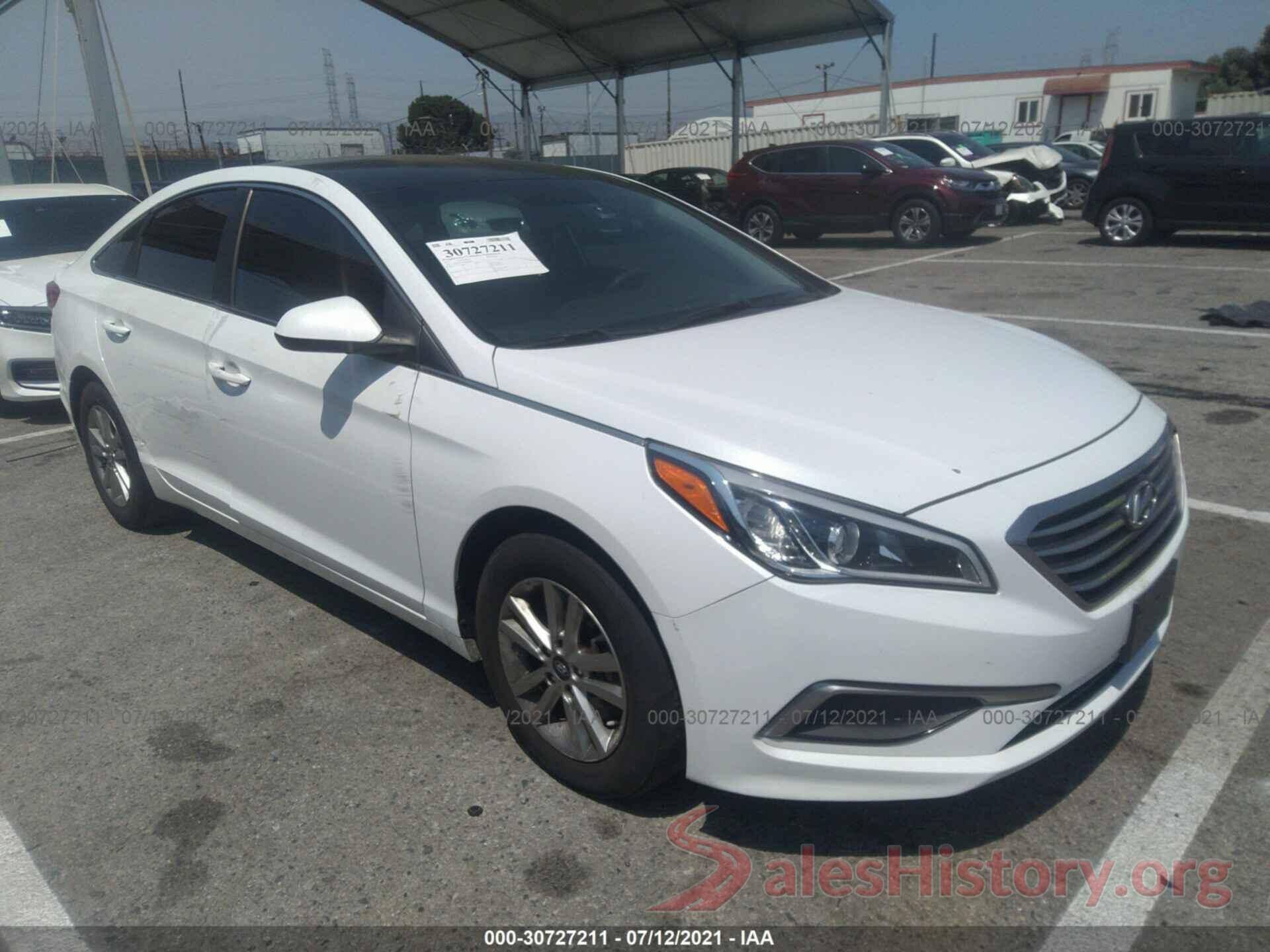 5NPE24AFXHH458301 2016 HYUNDAI SONATA