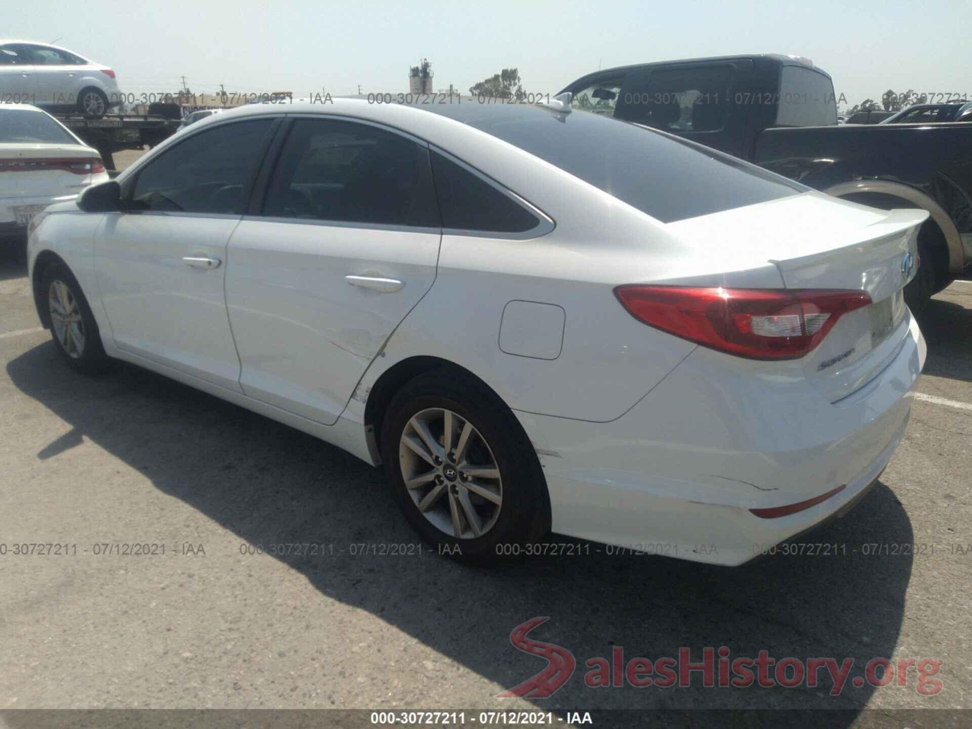 5NPE24AFXHH458301 2016 HYUNDAI SONATA