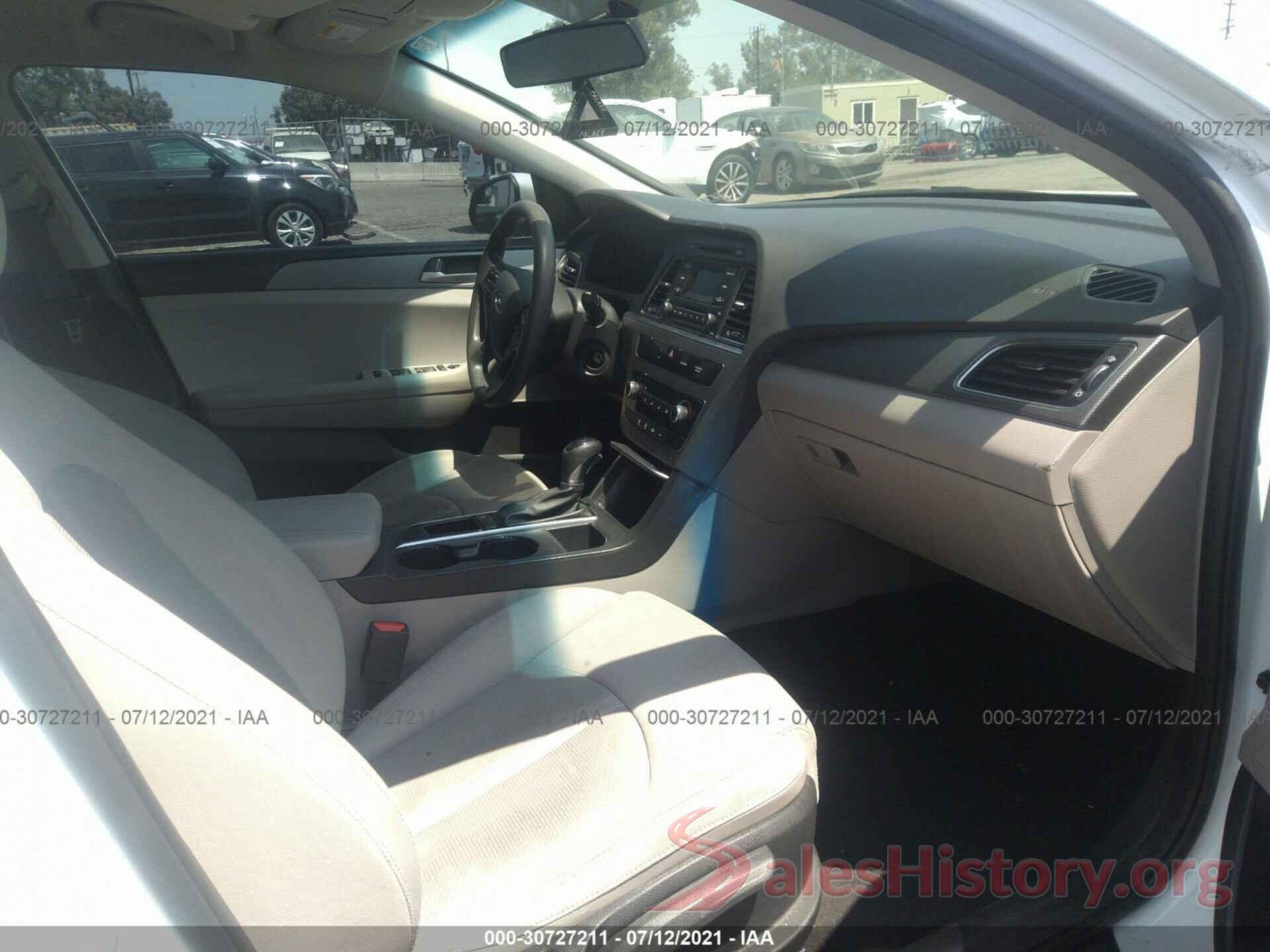 5NPE24AFXHH458301 2016 HYUNDAI SONATA