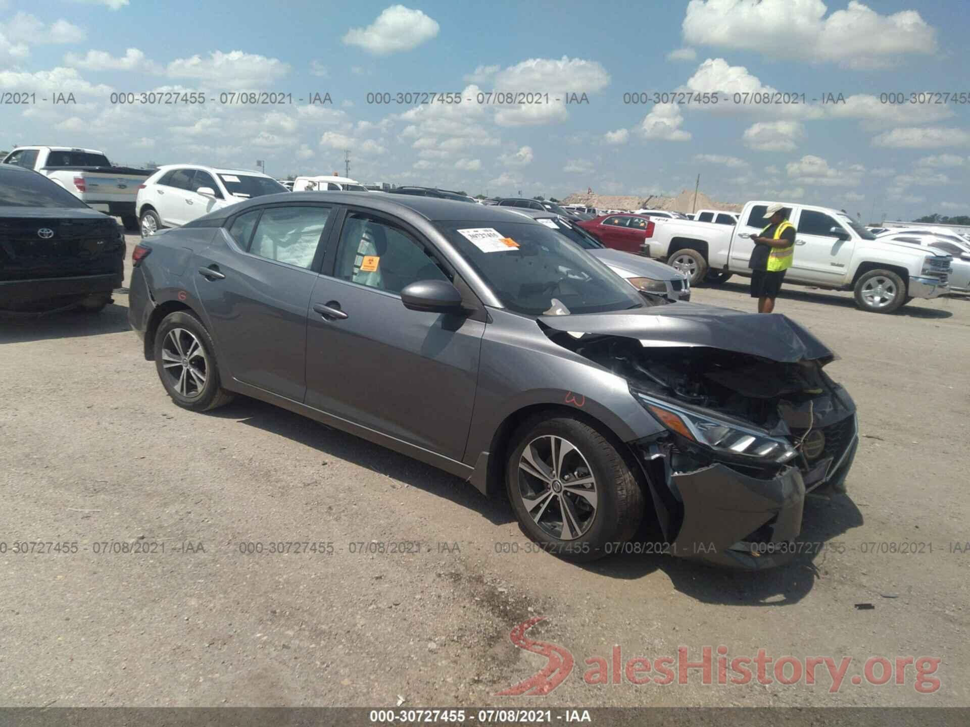 3N1AB8CV3LY210142 2020 NISSAN SENTRA