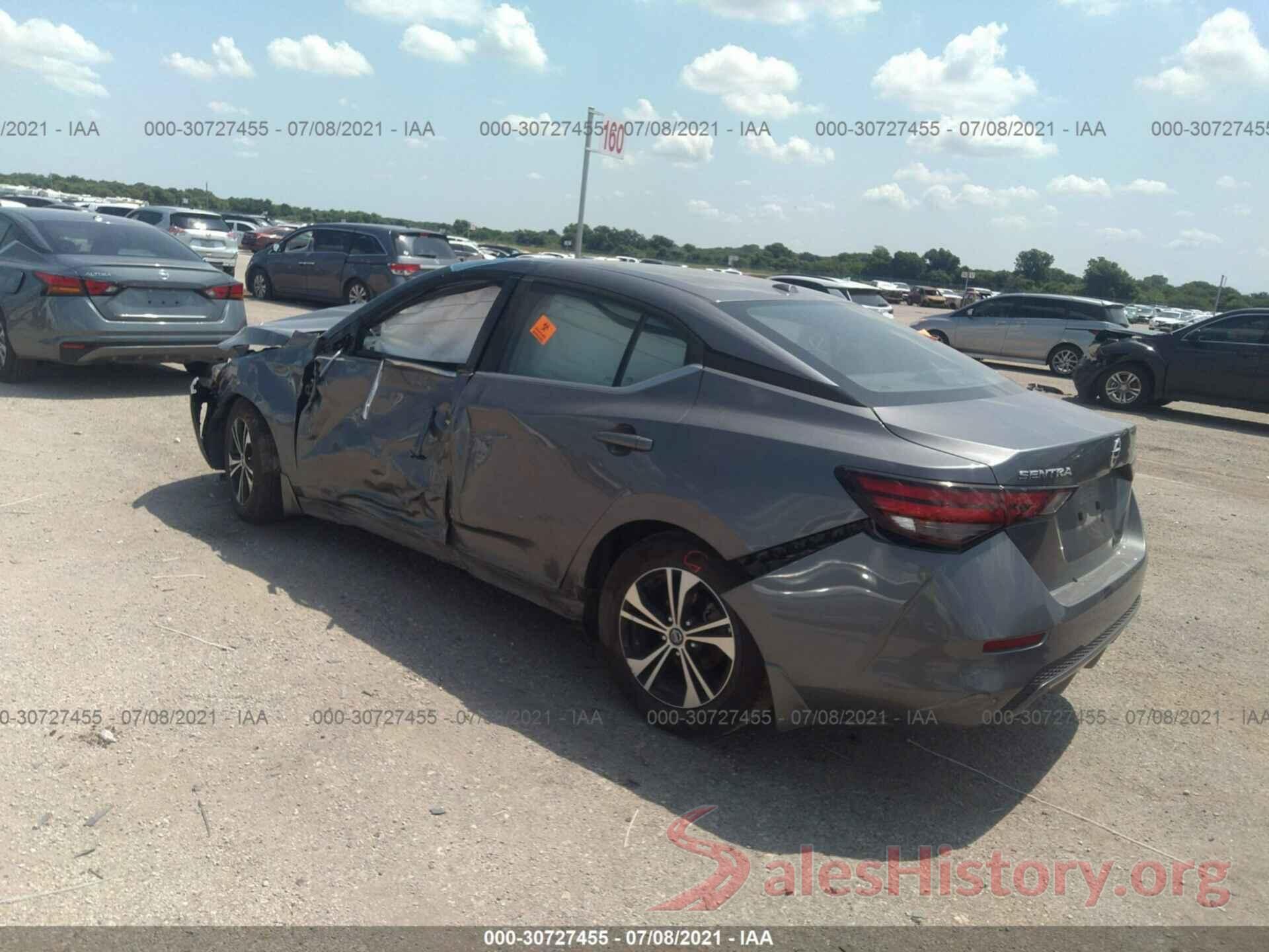 3N1AB8CV3LY210142 2020 NISSAN SENTRA