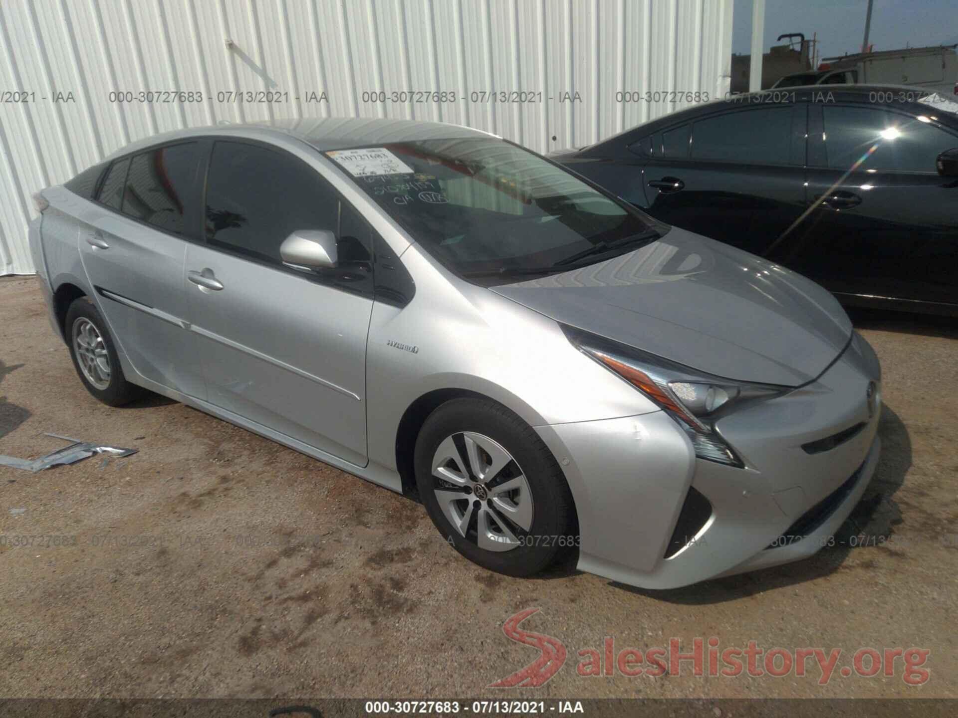 JTDKBRFU9J3059257 2018 TOYOTA PRIUS