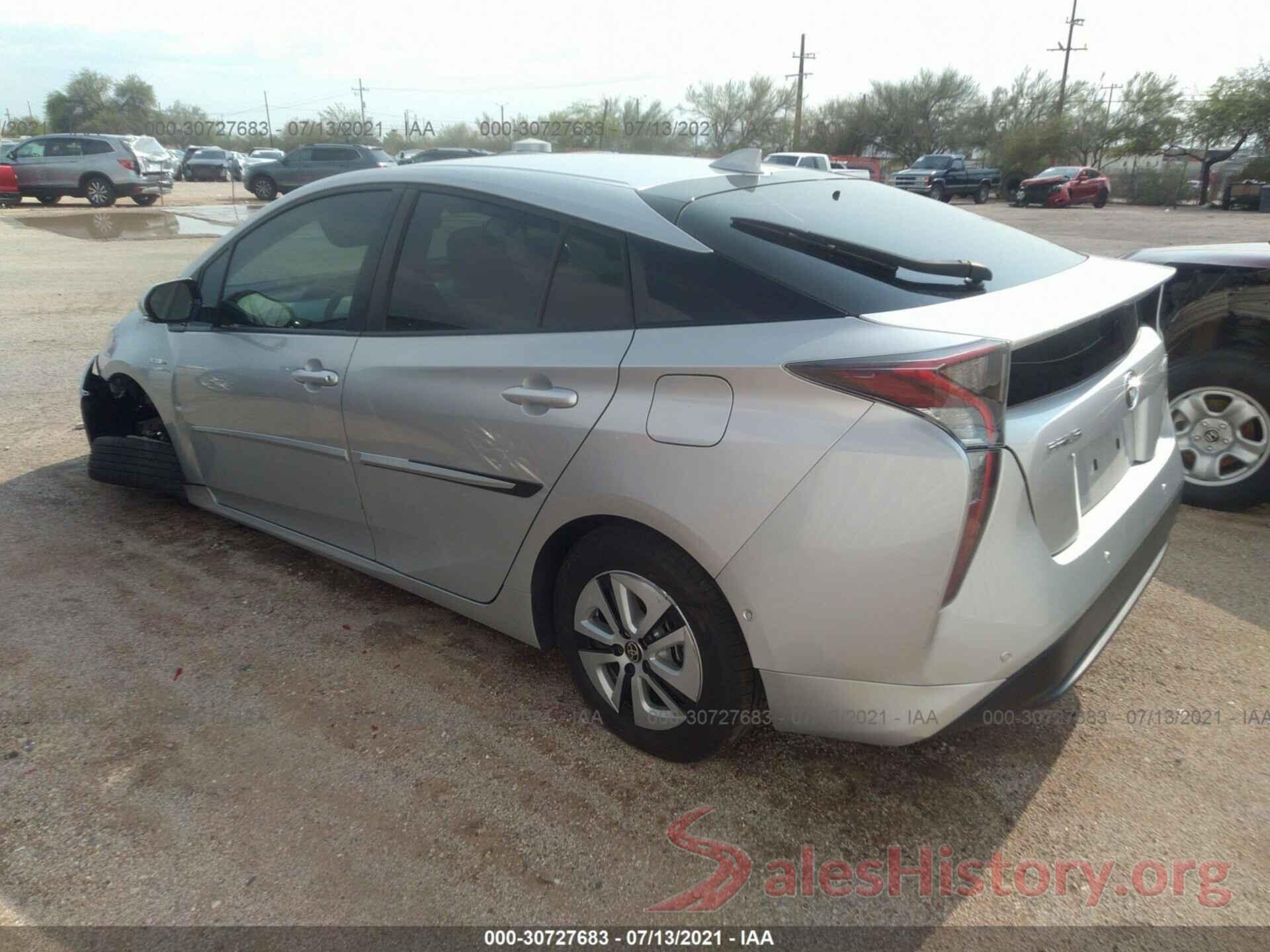 JTDKBRFU9J3059257 2018 TOYOTA PRIUS