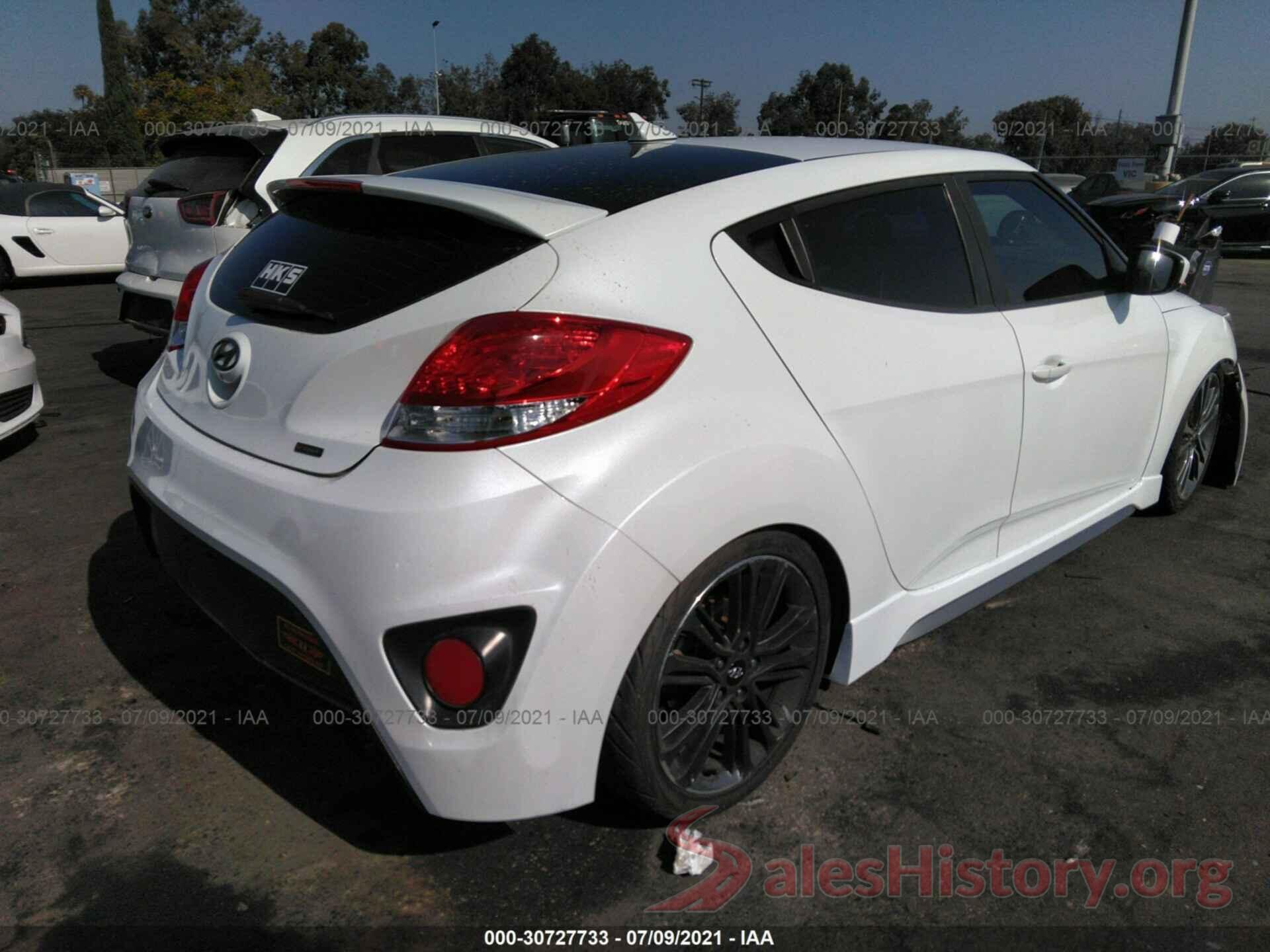 KMHTC6AE3GU293666 2016 HYUNDAI VELOSTER