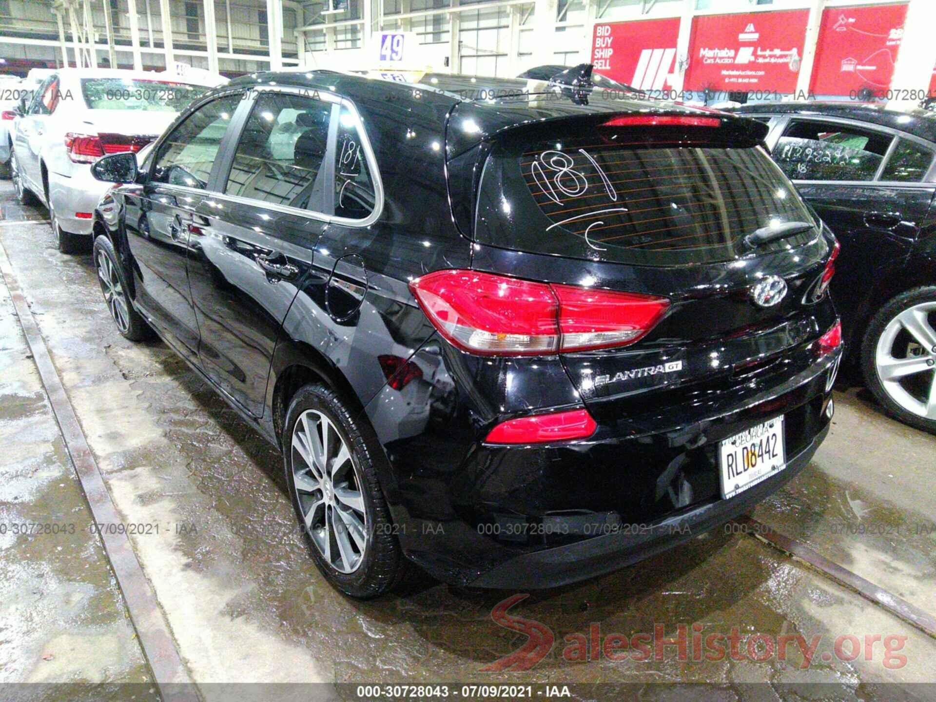 KMHH35L0000022377 2018 HYUNDAI ELANTRA GT