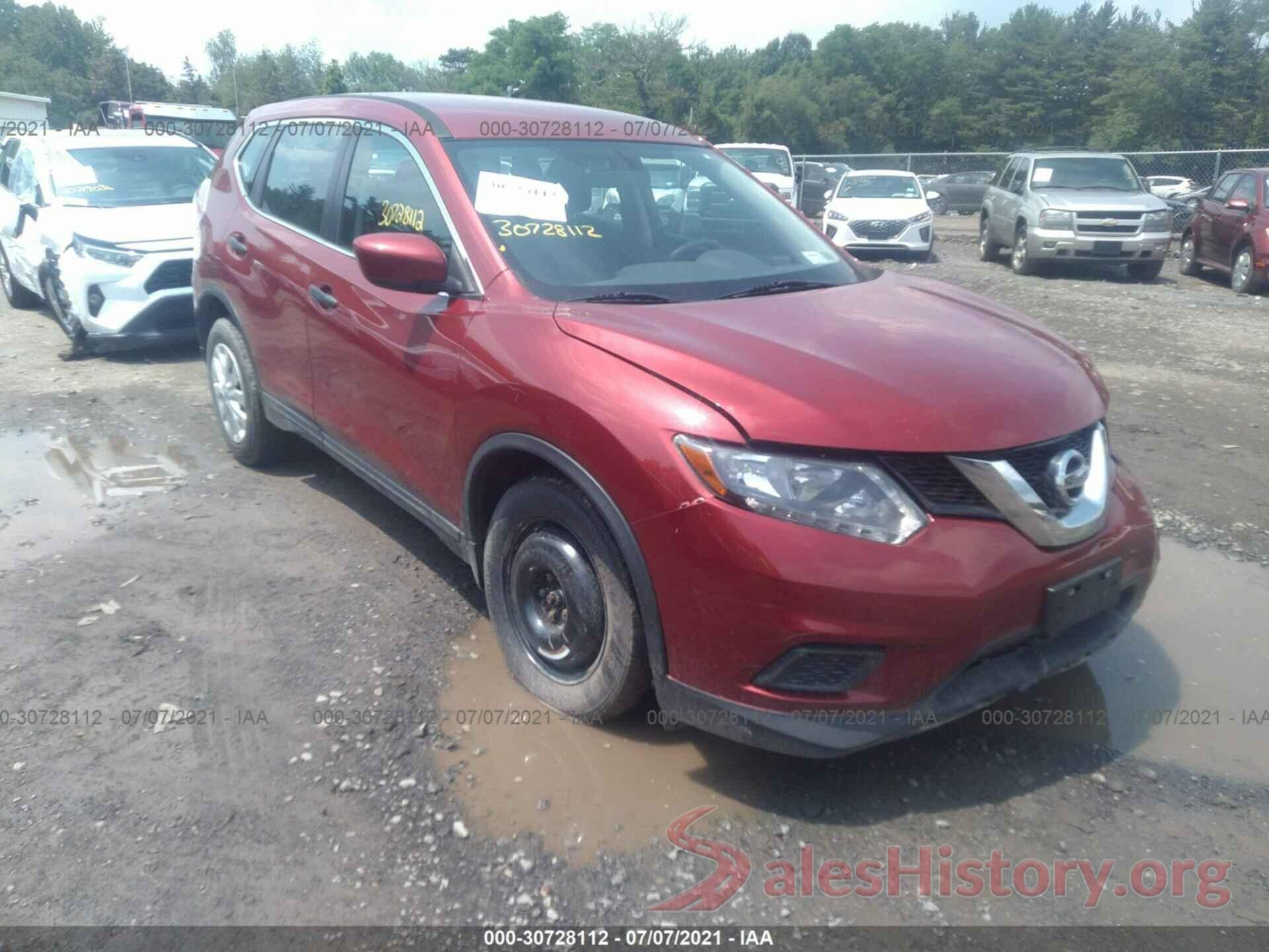 5N1AT2MV4GC847024 2016 NISSAN ROGUE