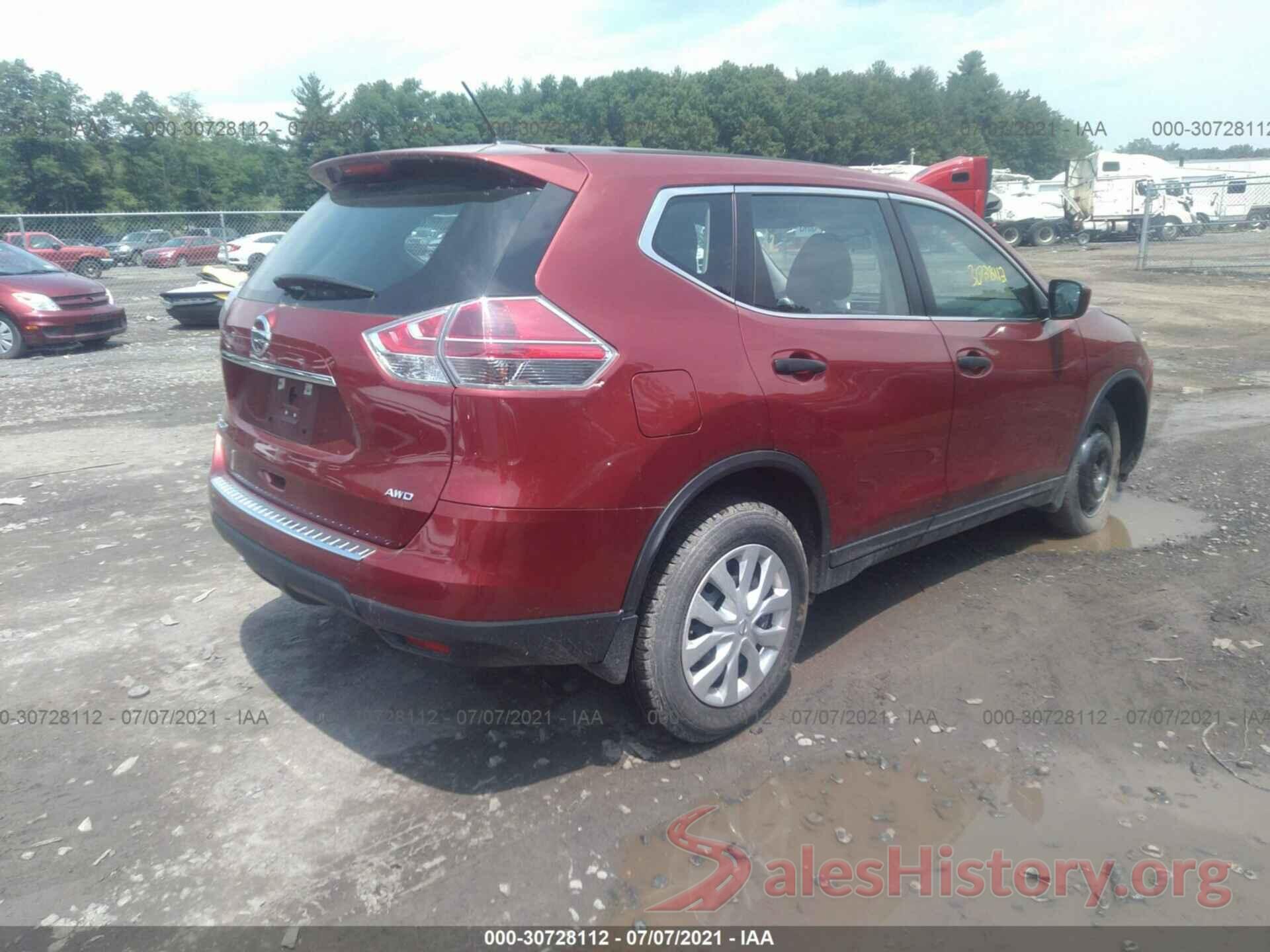 5N1AT2MV4GC847024 2016 NISSAN ROGUE