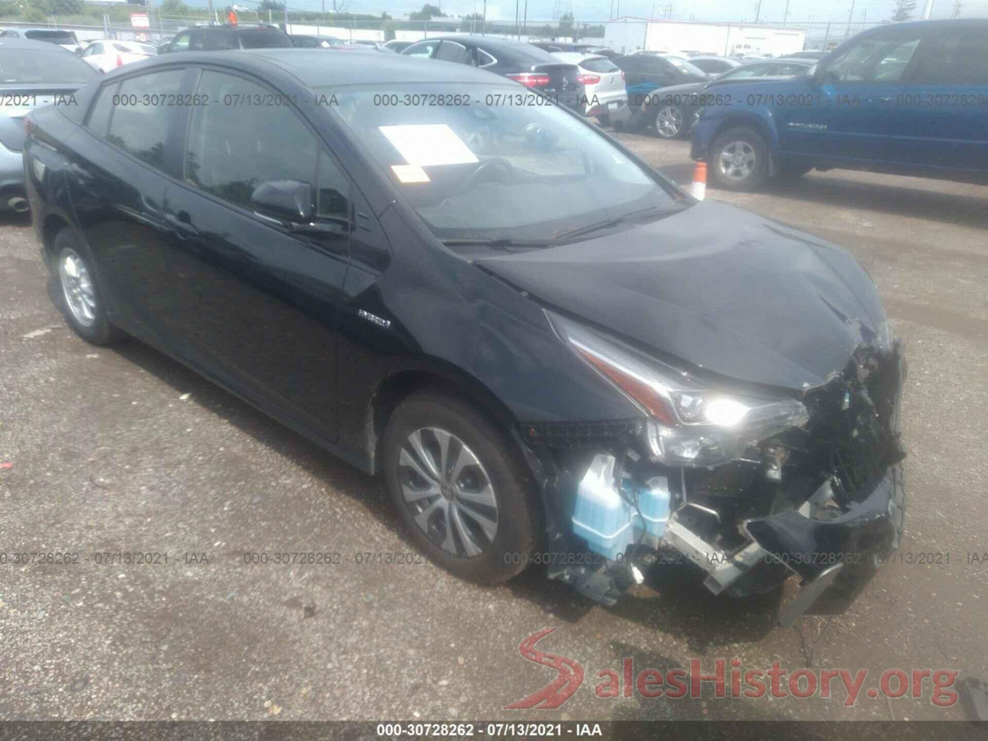 JTDL9RFU9K3000789 2019 TOYOTA PRIUS