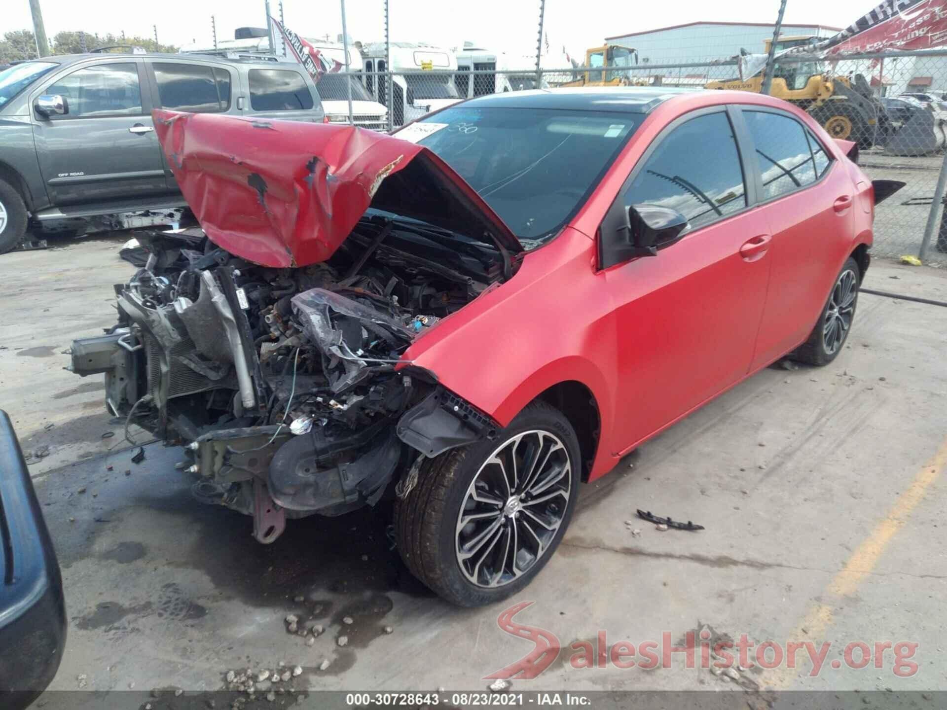 5YFBURHE9GP485790 2016 TOYOTA COROLLA