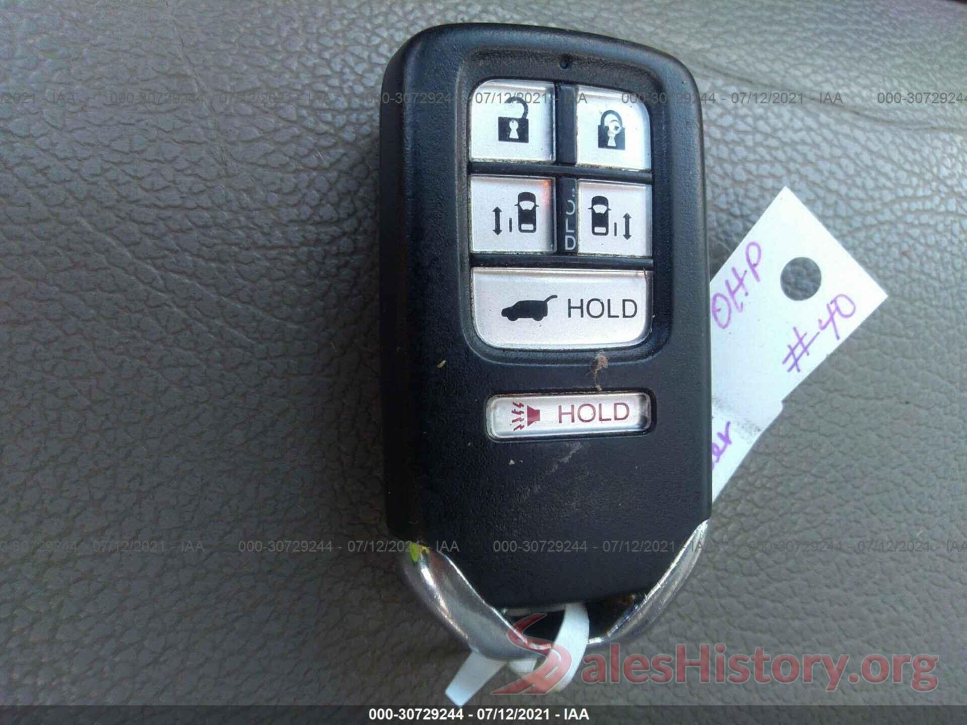 5FNRL5H69GB068510 2016 HONDA ODYSSEY