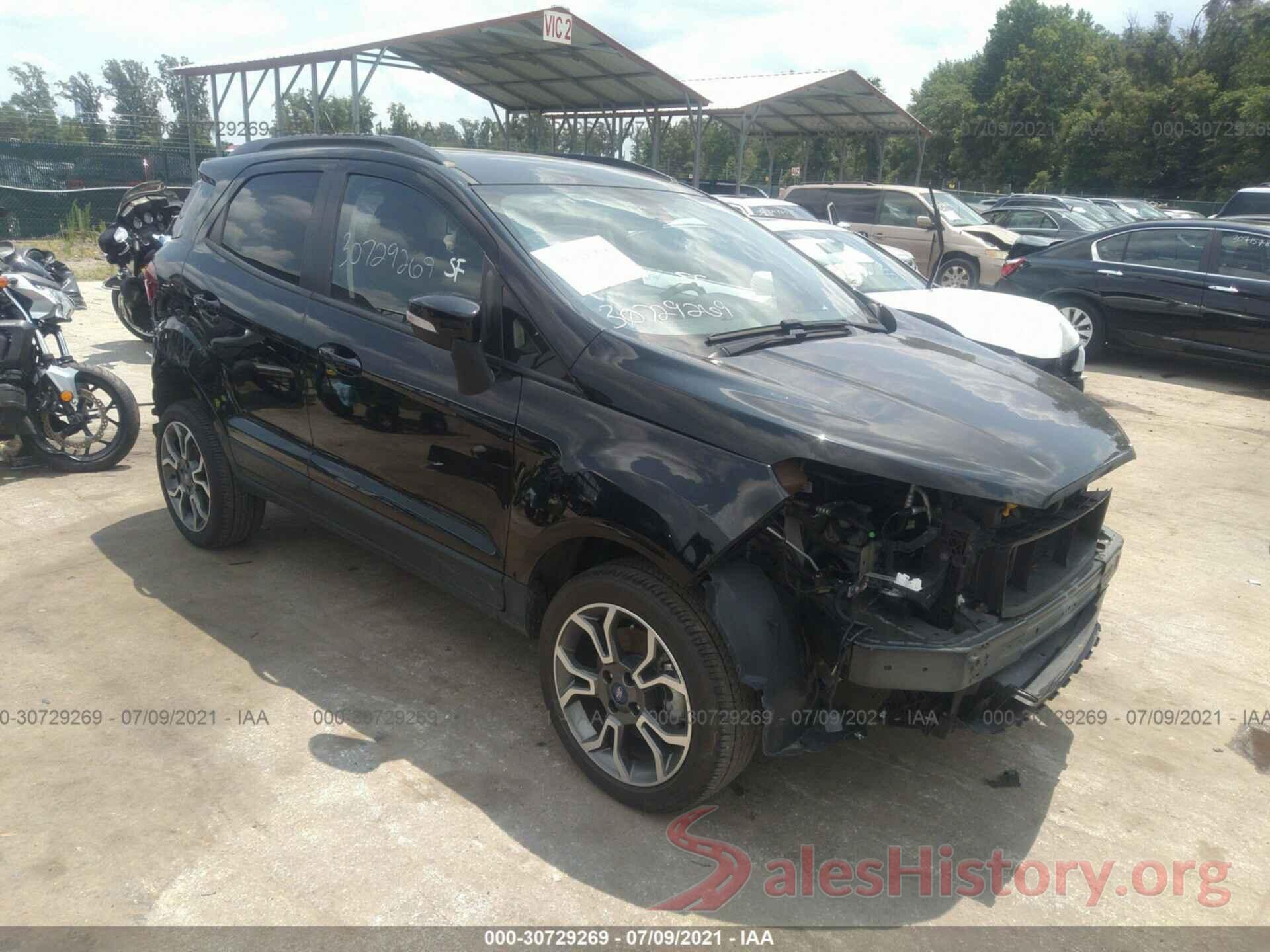 MAJ6S3JL6KC279573 2019 FORD ECOSPORT