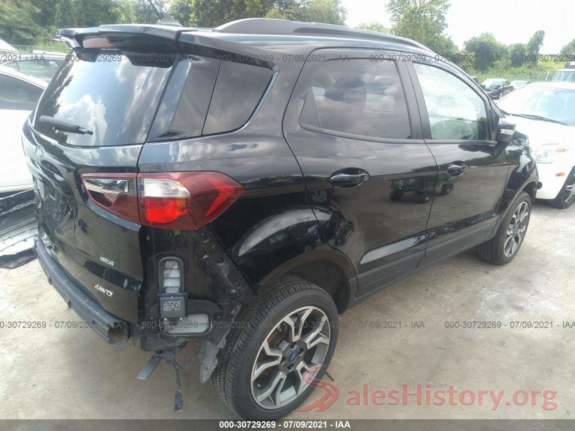 MAJ6S3JL6KC279573 2019 FORD ECOSPORT