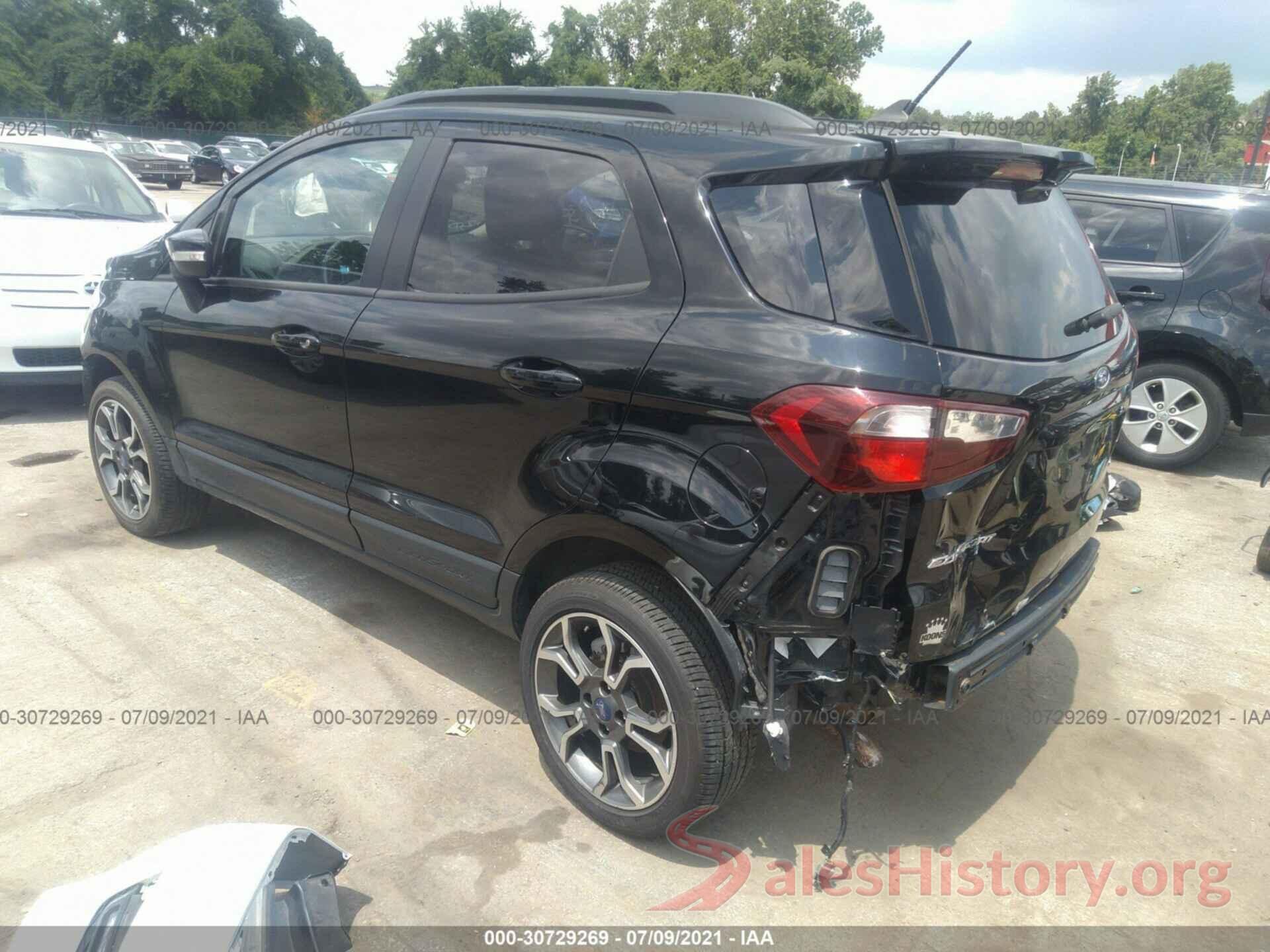 MAJ6S3JL6KC279573 2019 FORD ECOSPORT