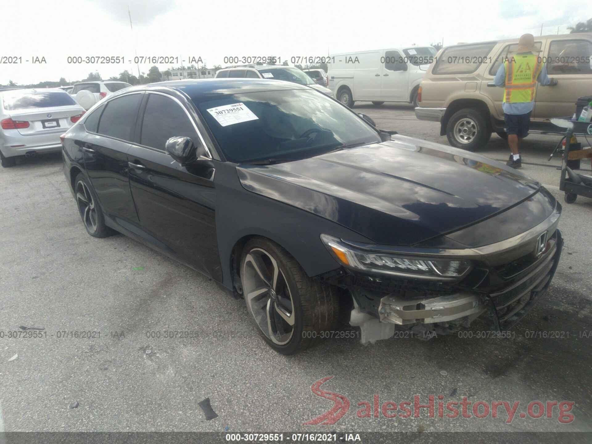 1HGCV1F39KA037312 2019 HONDA ACCORD SEDAN