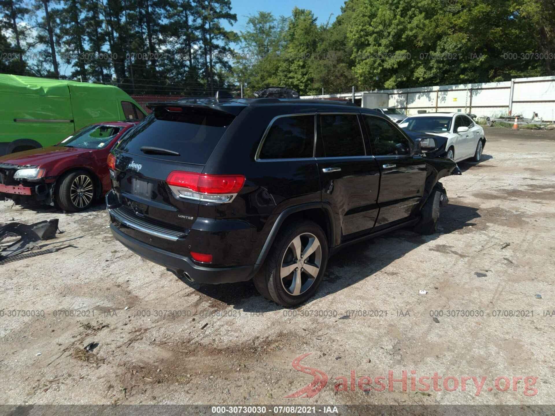 1C4RJEBG8GC392732 2016 JEEP GRAND CHEROKEE