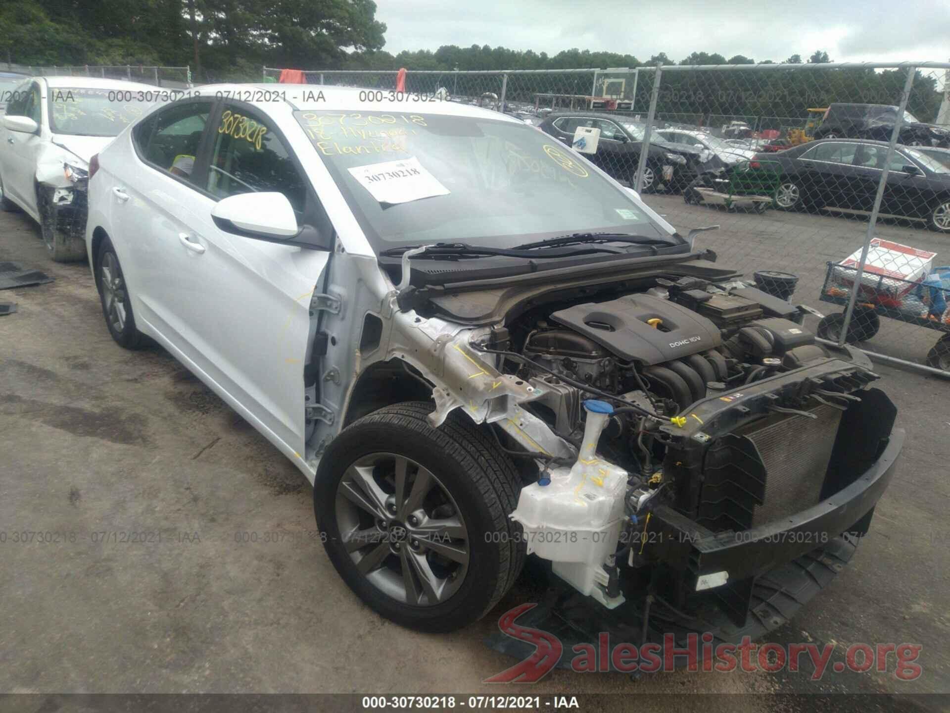 5NPD84LF9JH318348 2018 HYUNDAI ELANTRA