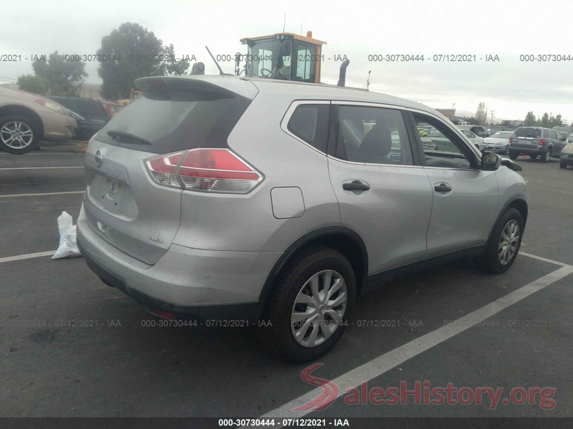 KNMAT2MV3GP696139 2016 NISSAN ROGUE