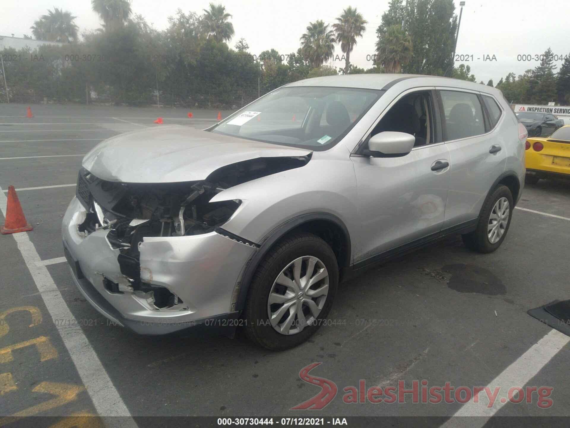 KNMAT2MV3GP696139 2016 NISSAN ROGUE