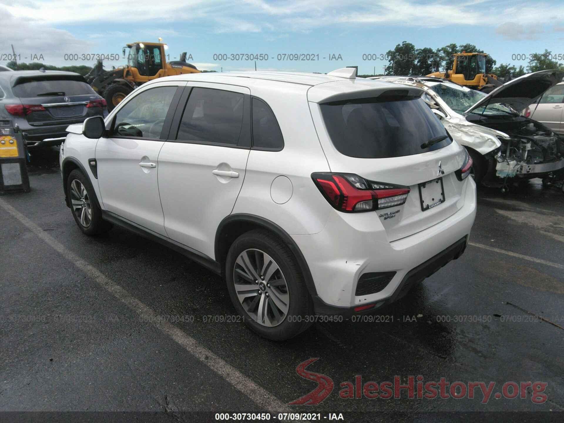 JA4APUAU4MU006286 2021 MITSUBISHI OUTLANDER SPORT