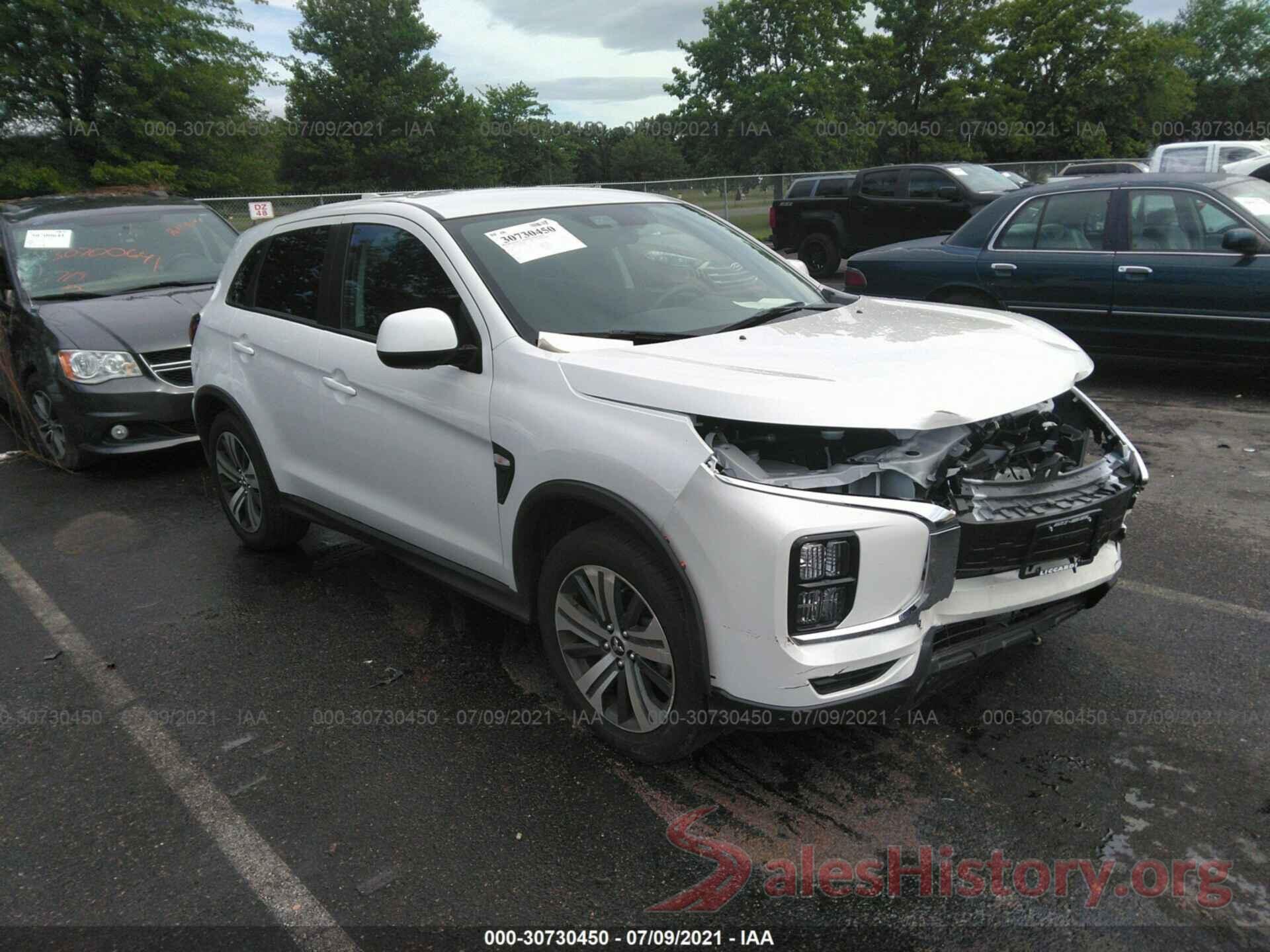 JA4APUAU4MU006286 2021 MITSUBISHI OUTLANDER SPORT