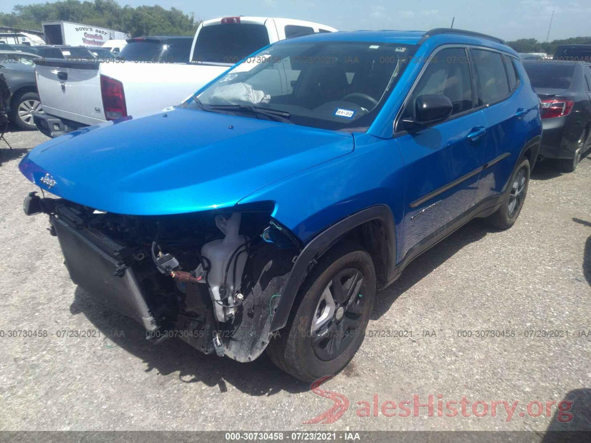 3C4NJCAB1LT130347 2020 JEEP COMPASS