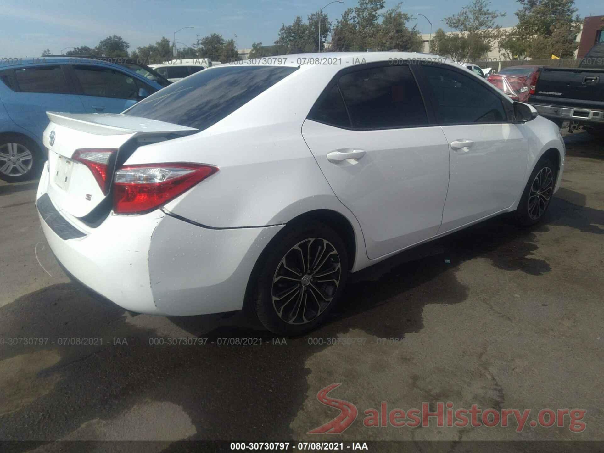 5YFBURHE4GP451563 2016 TOYOTA COROLLA