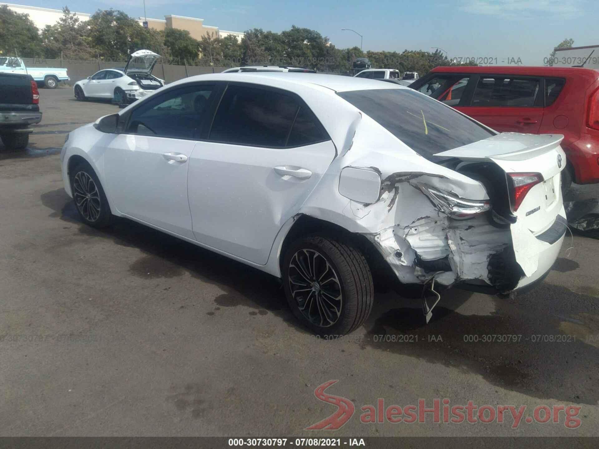 5YFBURHE4GP451563 2016 TOYOTA COROLLA