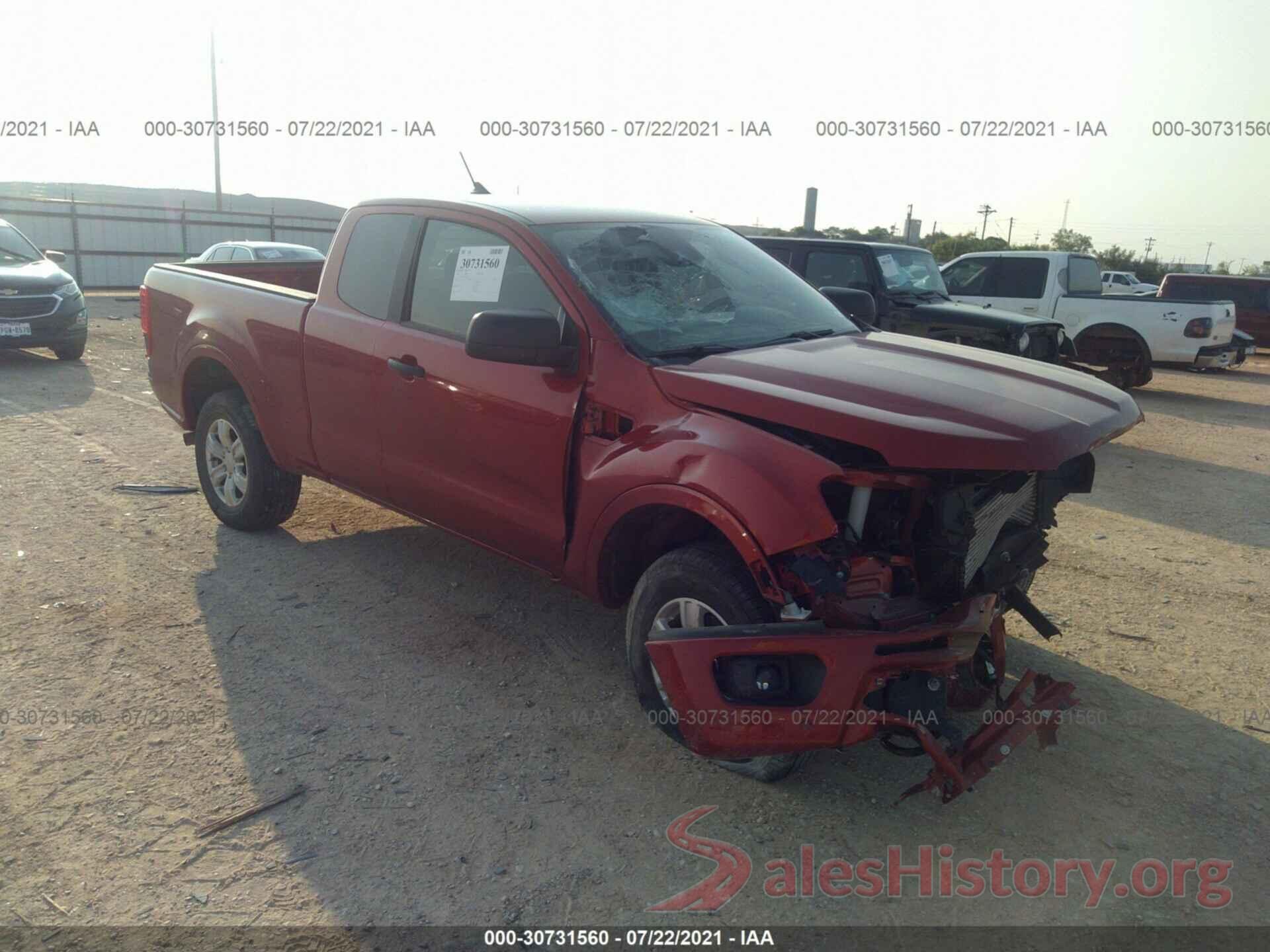 1FTER1EH8KLA44989 2019 FORD RANGER