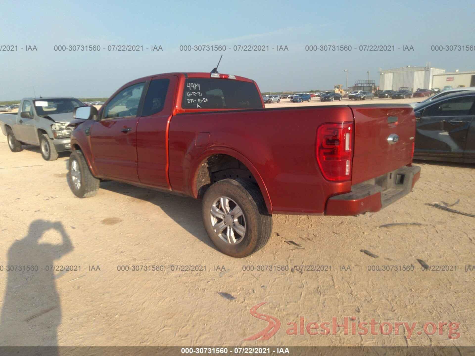 1FTER1EH8KLA44989 2019 FORD RANGER