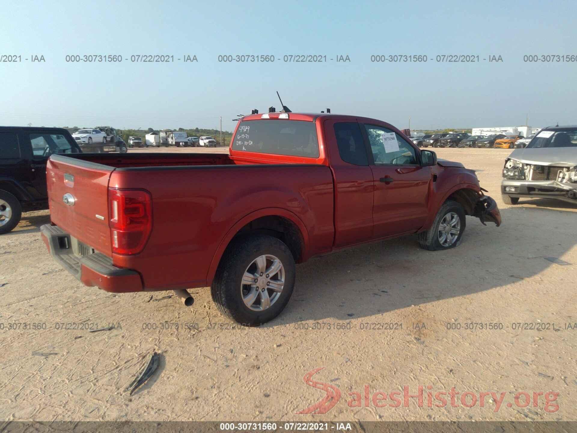 1FTER1EH8KLA44989 2019 FORD RANGER